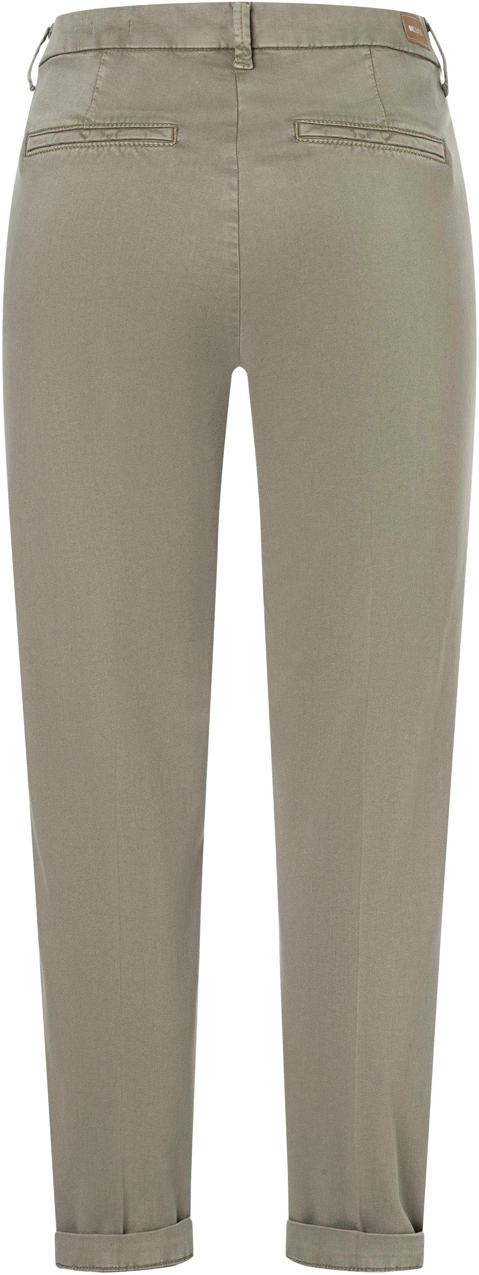 MAC Chinohose »CHINO turn up«, mit dezentem Glanz, elegant und sportiv zugleich