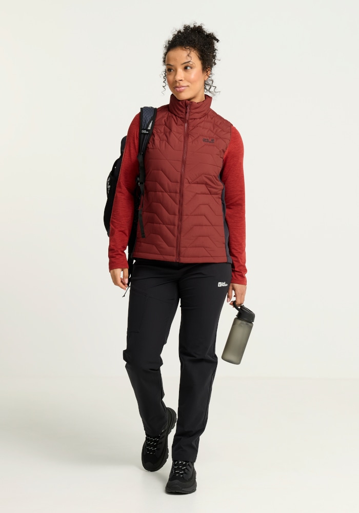 Jack Wolfskin Funktionsweste »FLEXTREK INS VEST W« Isolationsweste, warm, 3-in-1 kompatibel