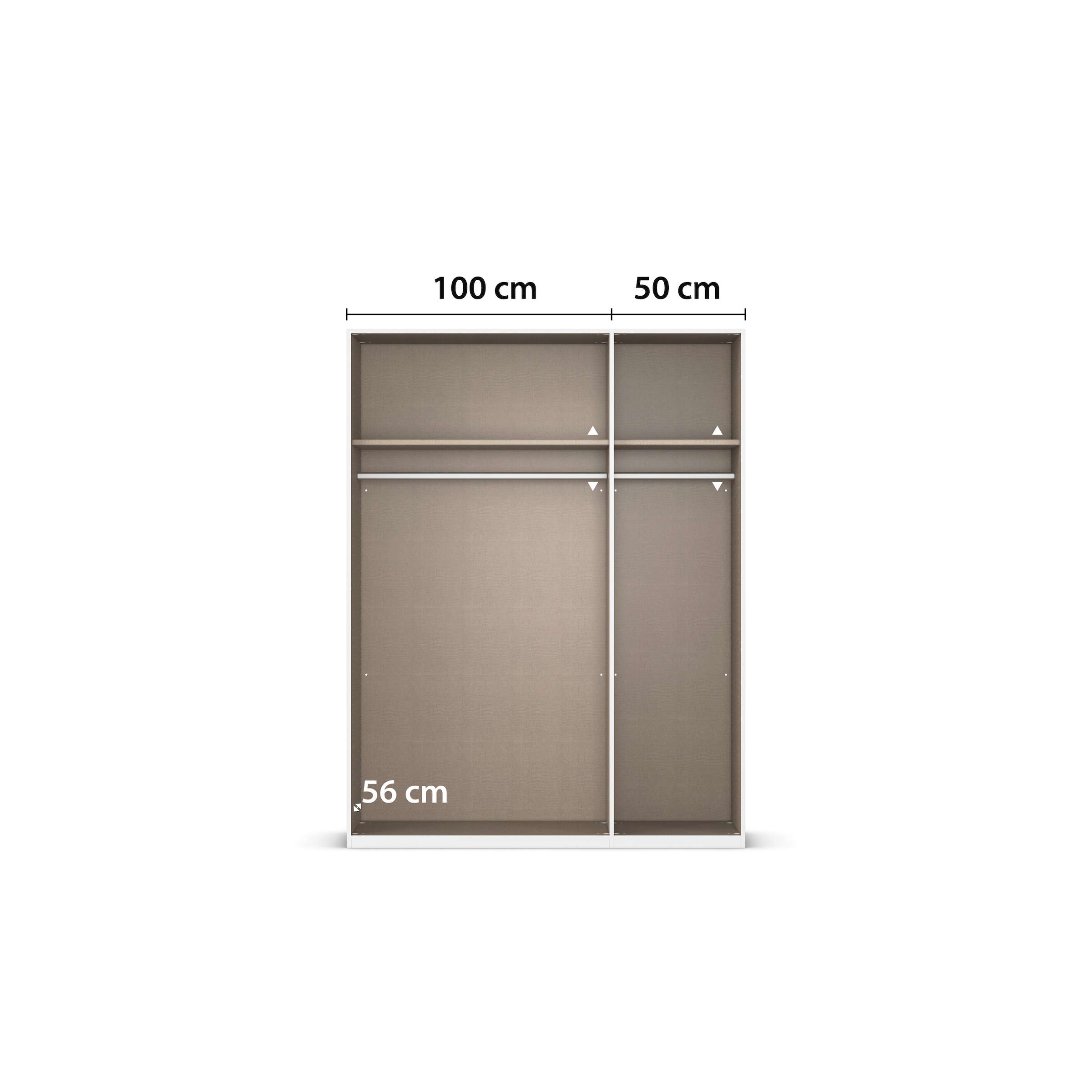 rauch Schlafzimmer-Set »Komplettschlafzimmer Schlafzimmer EVELYN«, (Set, 3 tlg.), Schrank und Bett in 2 Breiten, Nachttisch 2 Schubladen MADE IN GERMANY