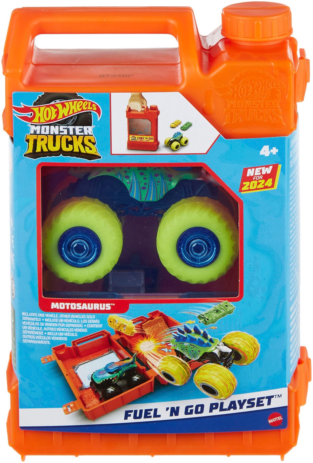 Spielzeug-Monstertruck »Fuel N’ Go-Spielset mit Motosaurus-Spielzeugtruck«, inkl. 2...