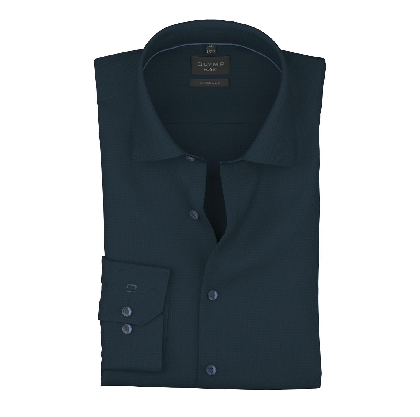 OLYMP Langarmhemd »No. Six« Businesshemd, Kentkragen, super slim fit