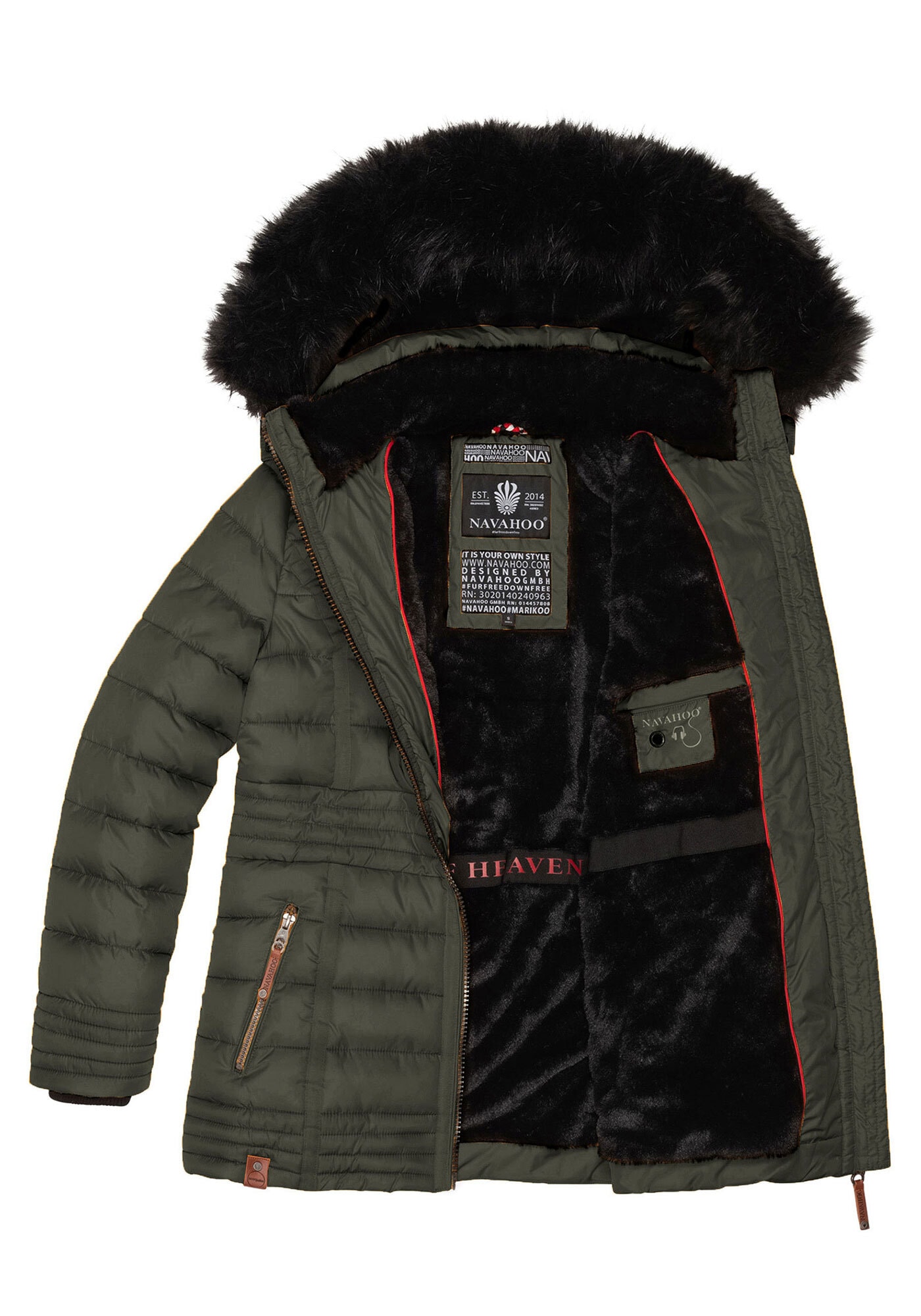 Navahoo Winterjacke »Navahoo Umay Princess Damen Winter Steppjacke B900«