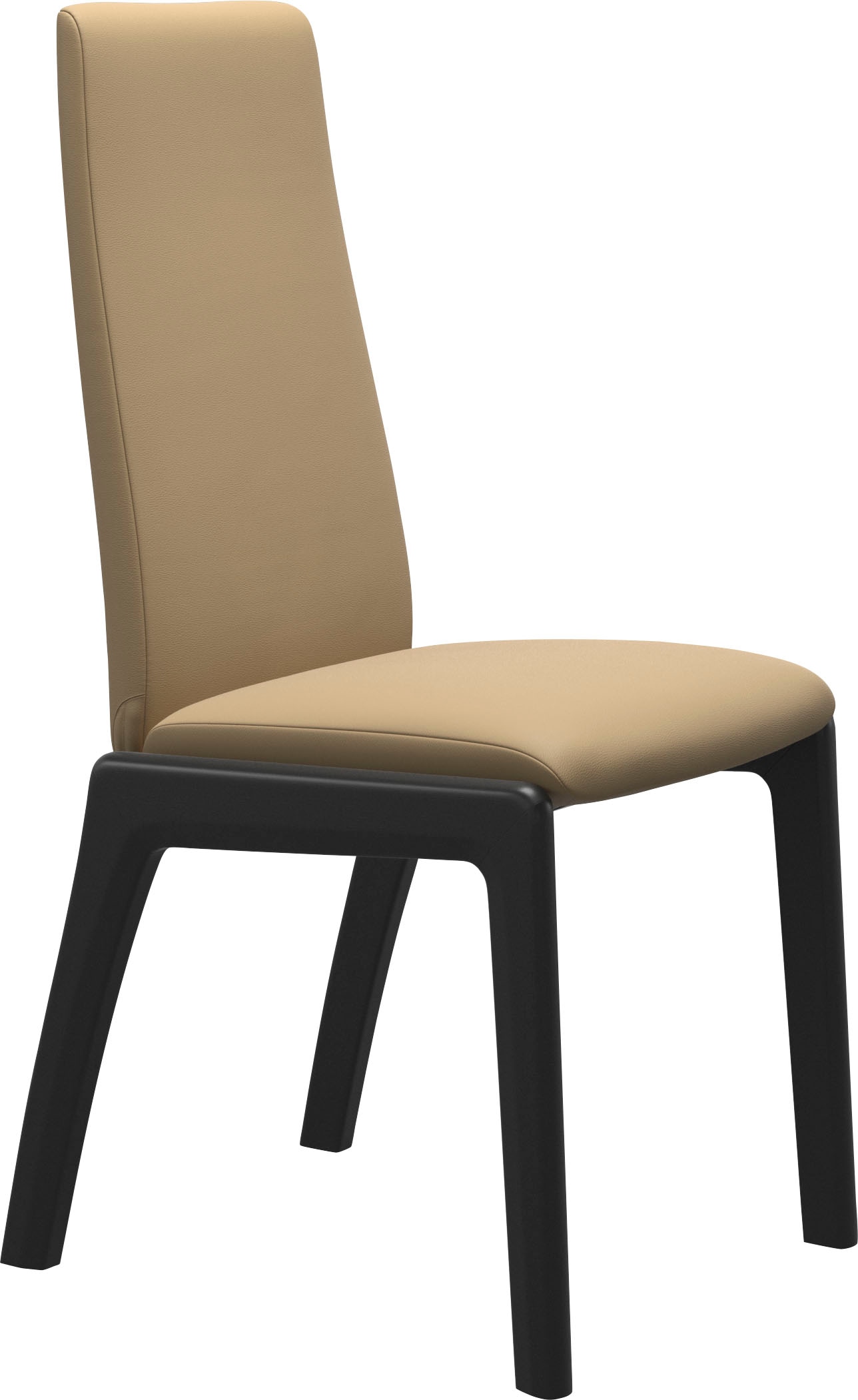 Stressless® Polsterstuhl »Laurel«, Leder PALOMA, High Back, Größe M, mit abgerundeten Beinen in Schwarz