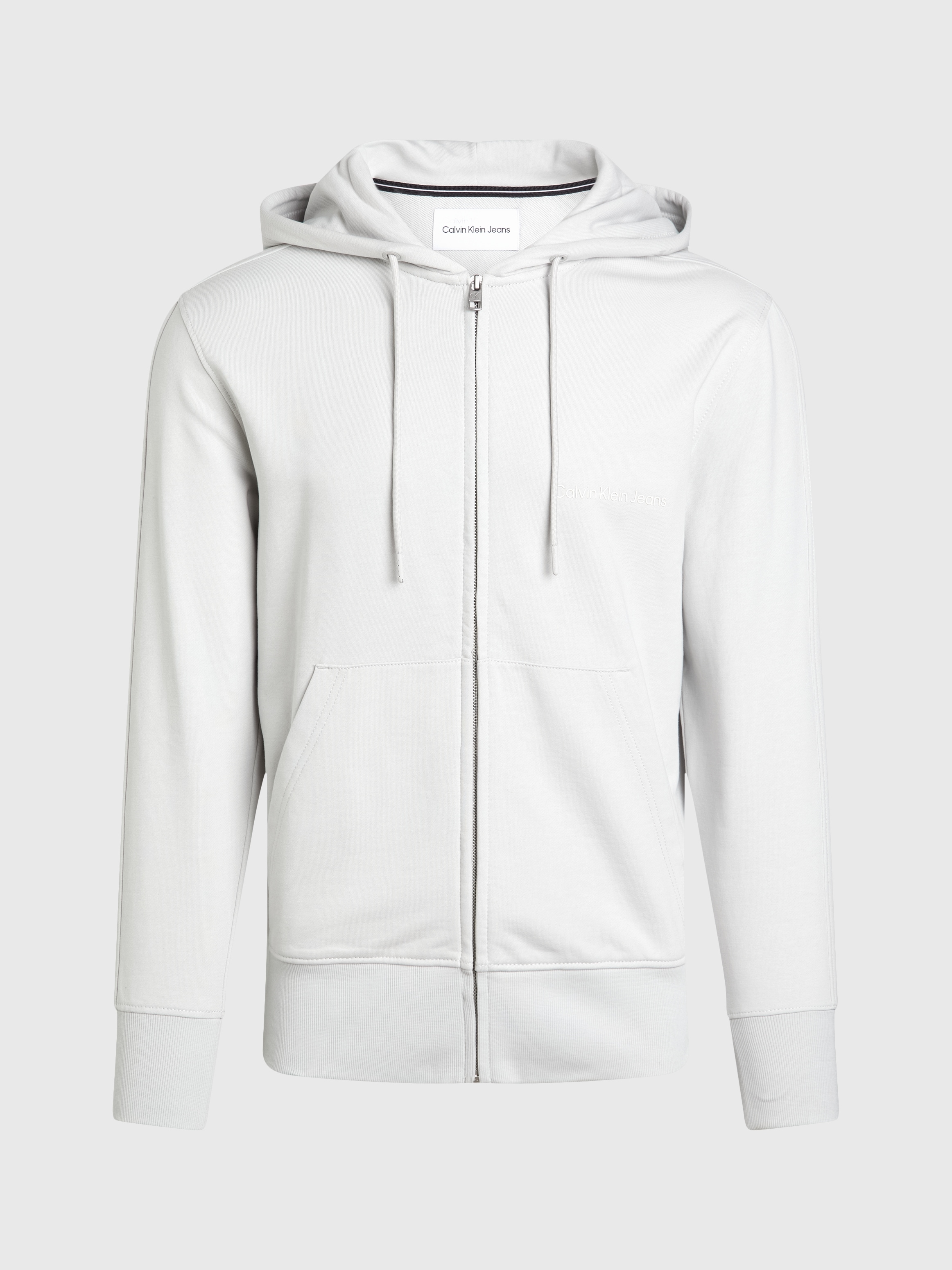 Calvin Klein Jeans Sweatjacke »INSTITUTIONAL ZIP THROUGH HOODIE«, mit Logomarkenlabel