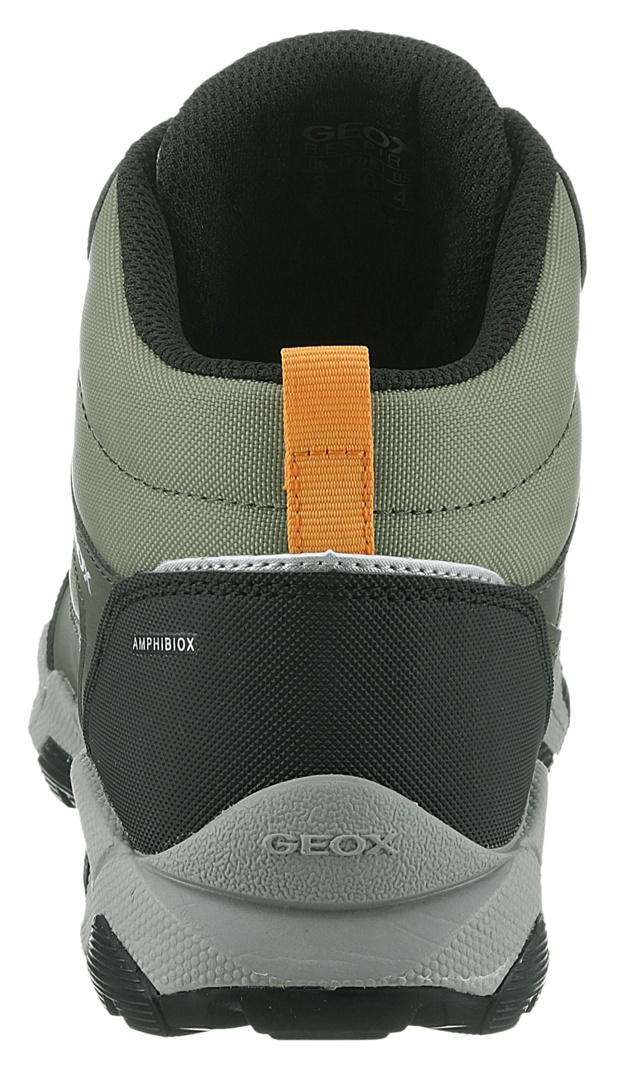 Geox Sneaker »J MAGNETAR BOY B ABX«, Trekkingboots, Schnürboots, Kindergartenschuh mit Schnellverschluss