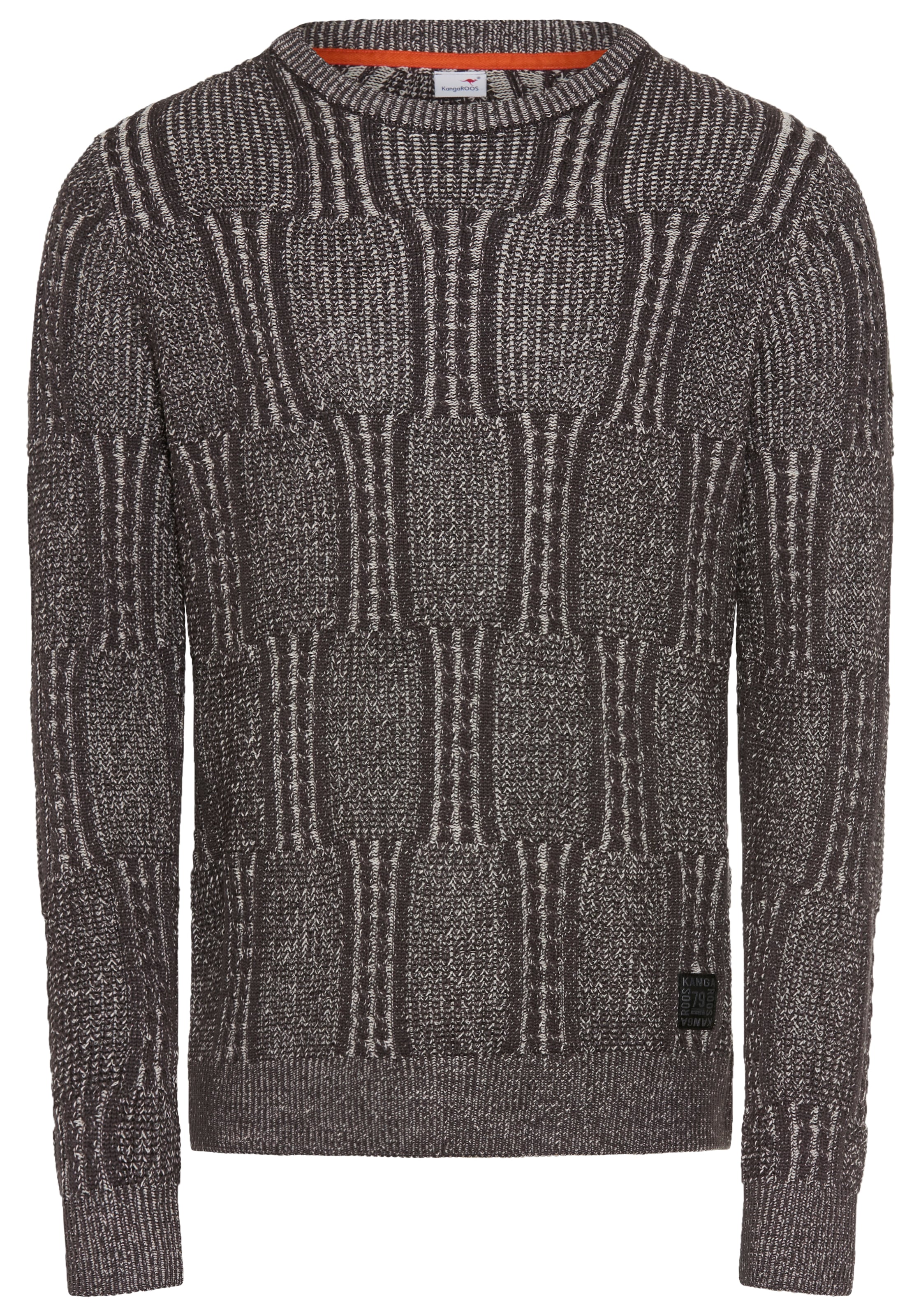 KangaROOS Strickpullover Regular Fit, mit Rundhalsausschnitt, in normaler Länge