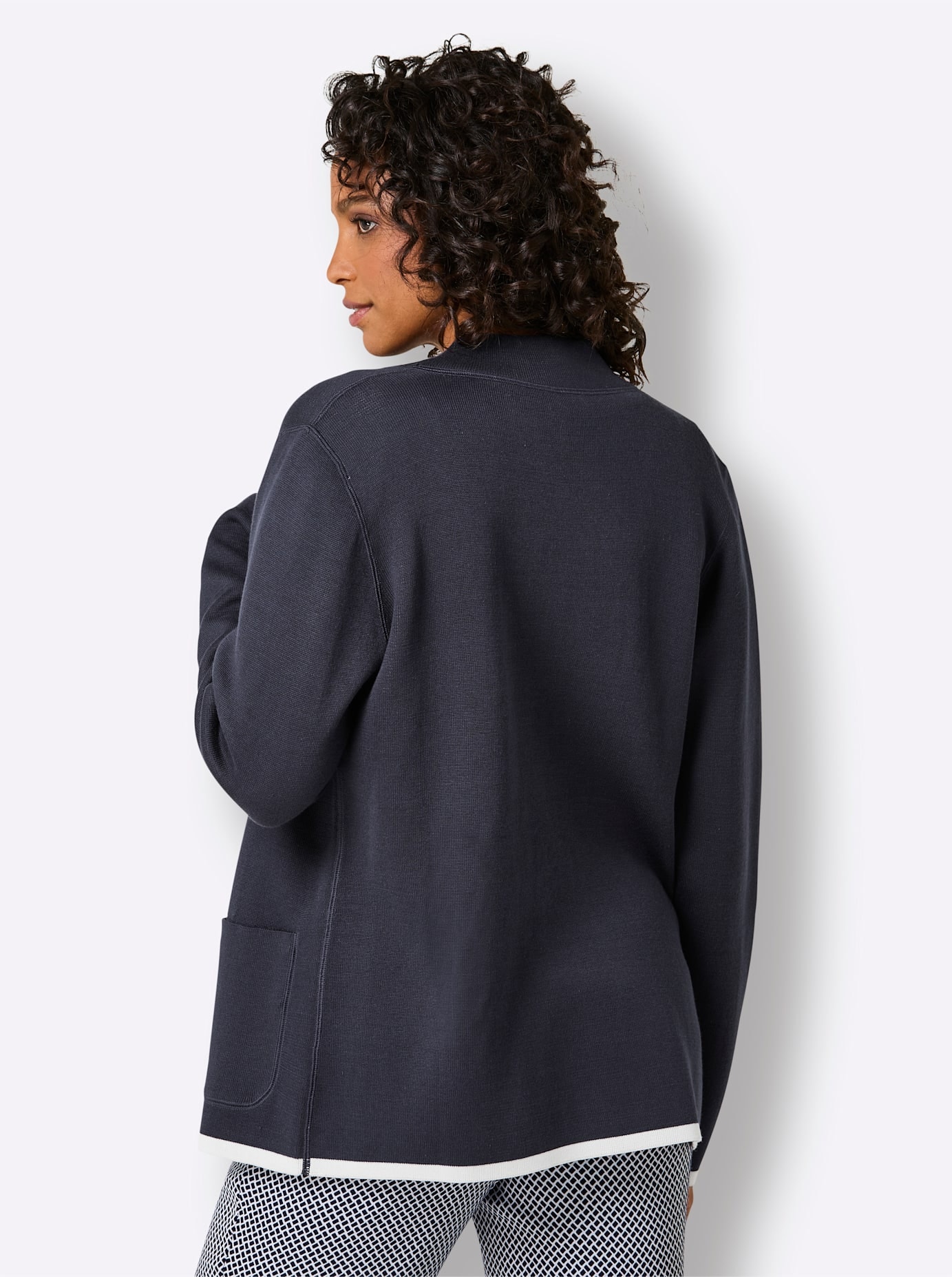 CREATION L PREMIUM Jacquardstrickjacke