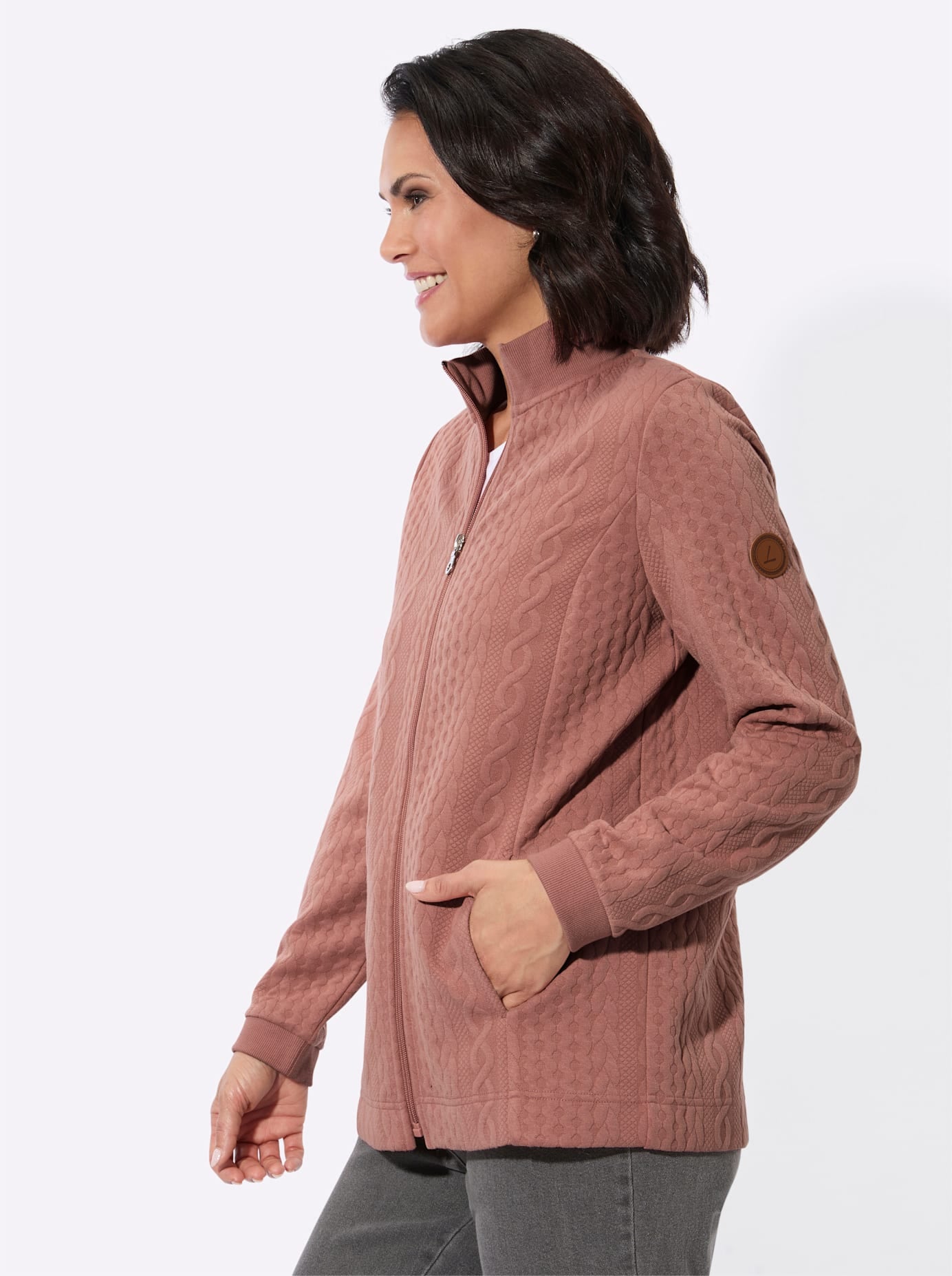 Casual Looks Shirtjacke »Jacquard-Shirtjacke« 1