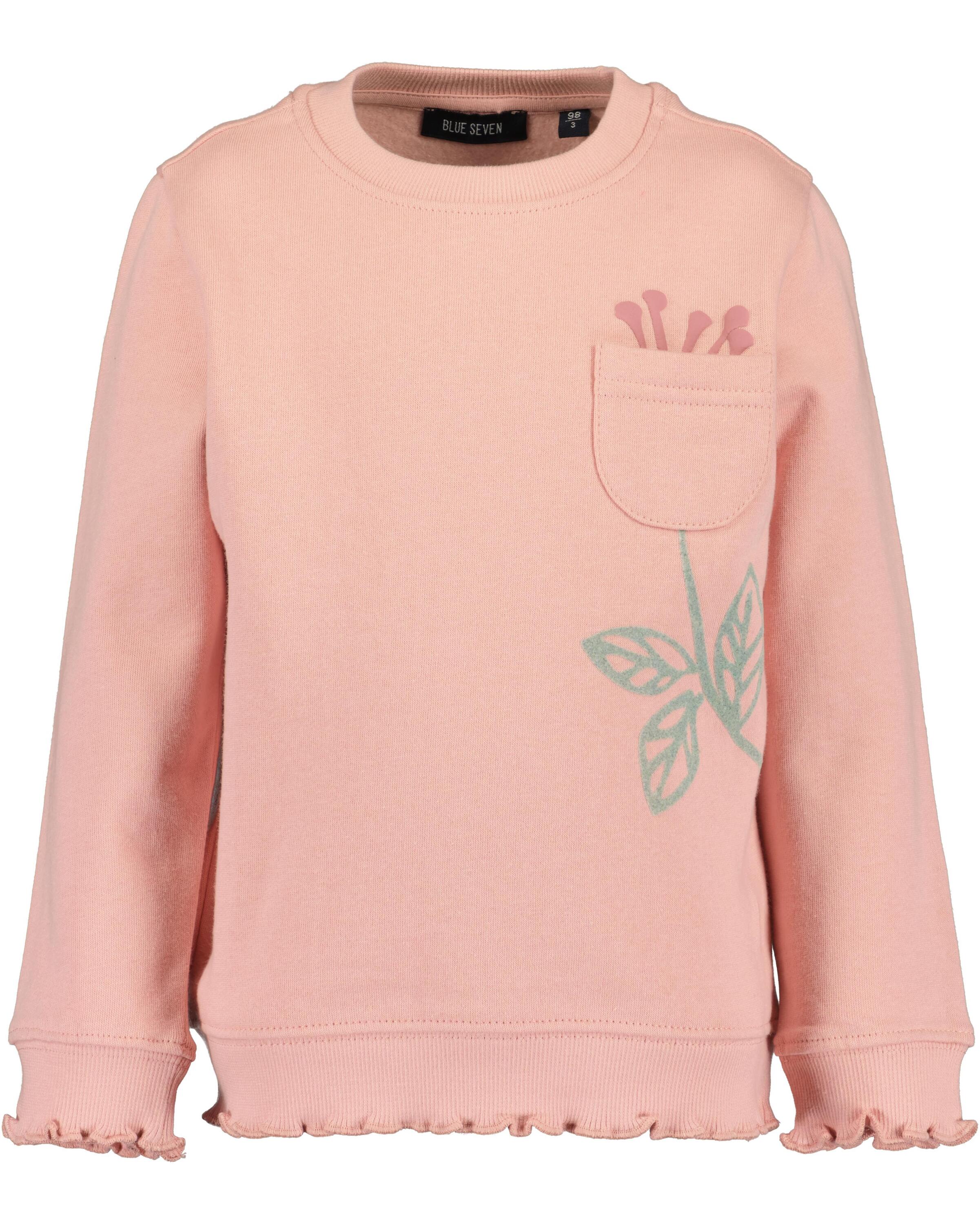 Blue Seven Mädchen Sweatshirt »Mädchen Sweatshirt« 1 Stk. tlg. in rosa, Größe 116