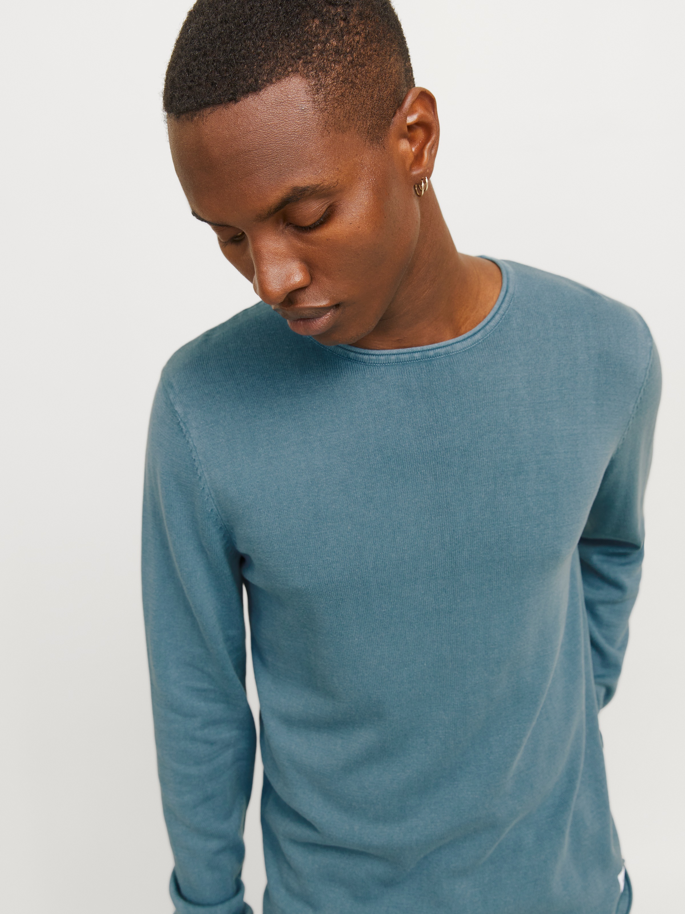 Jack & Jones Strickpullover »JJELEO KNIT CREW NECK NOOS«, mit Rundhalsausschnitt