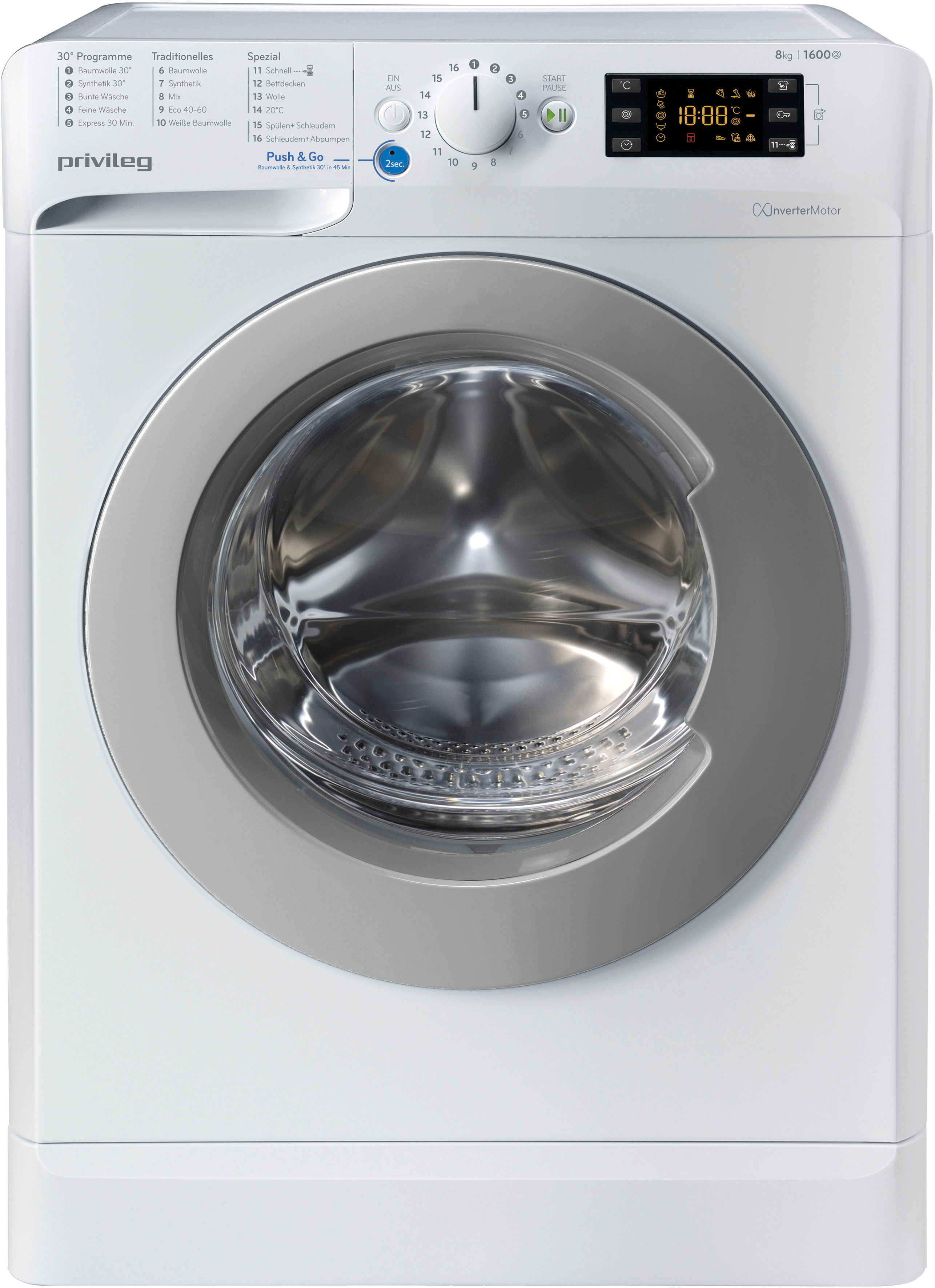 Privileg Family Edition Waschmaschine »Family Edition PWF X 863«, PWF X 863 N, 50 Monate Herstellergarantie