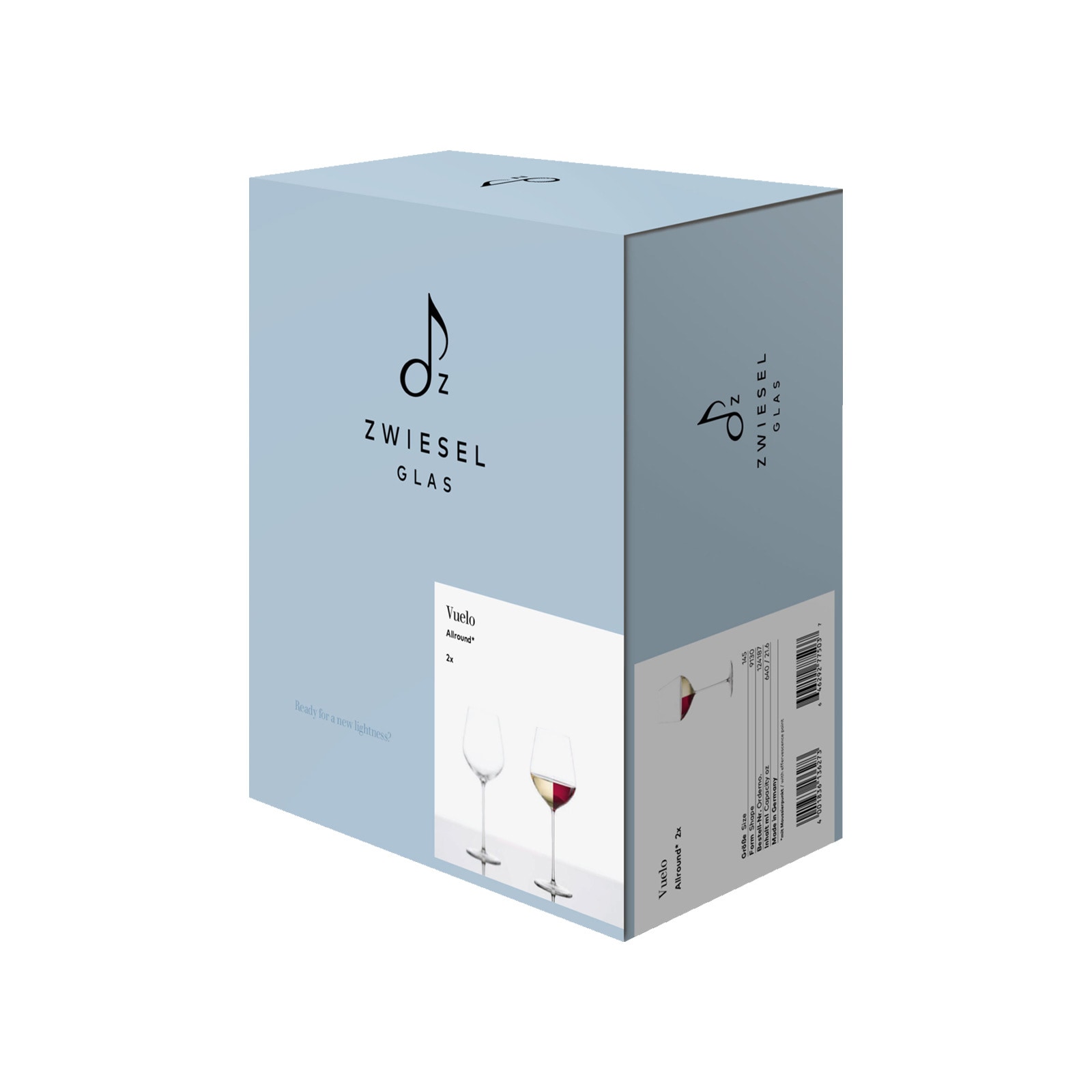 Zwiesel Glas Weinglas »Allround Weingläser VUELO 640 ml 2er Set transparent« Spülmaschinengeeignet