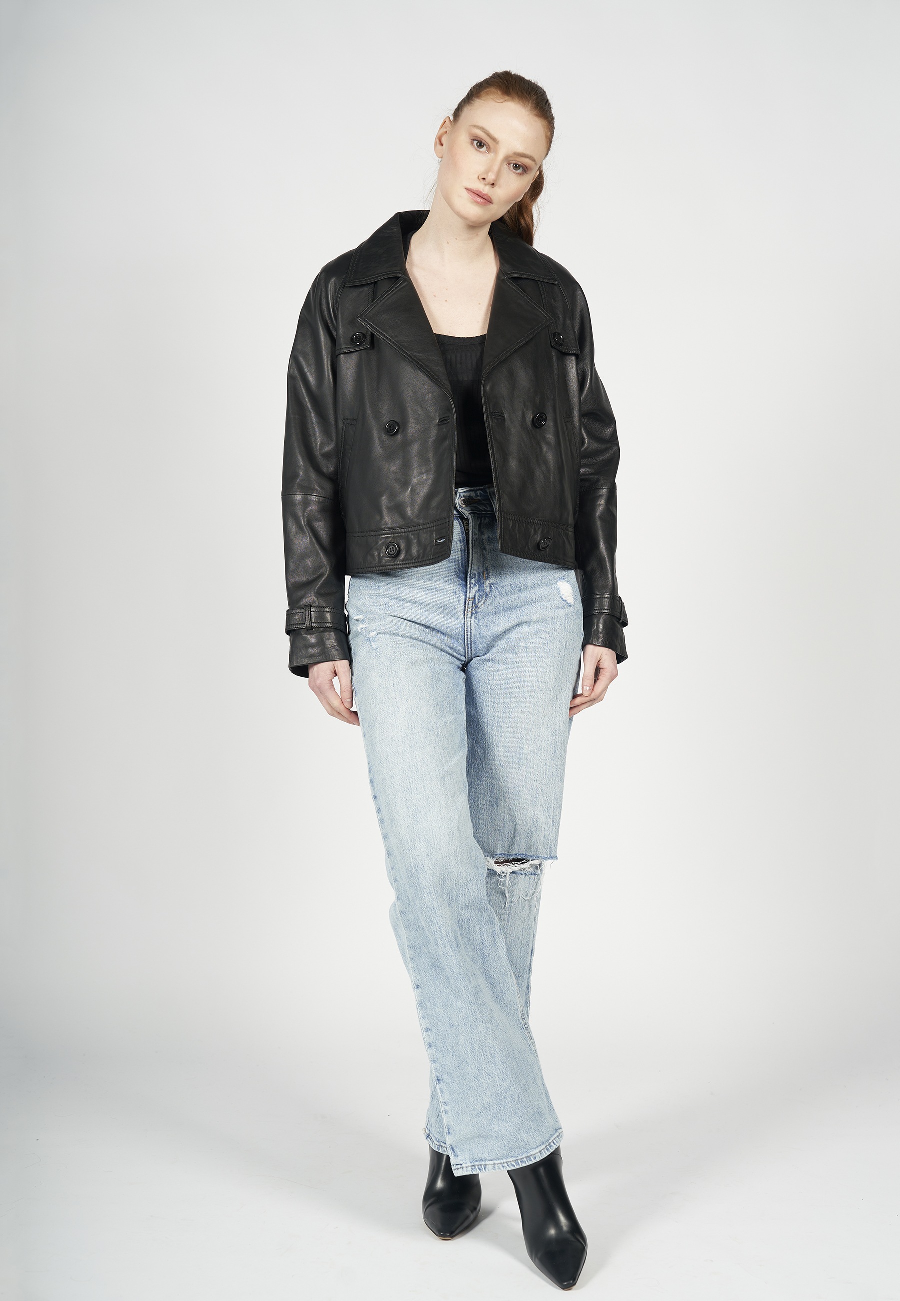 Freaky Nation Lederjacke »Out of the line-FN«