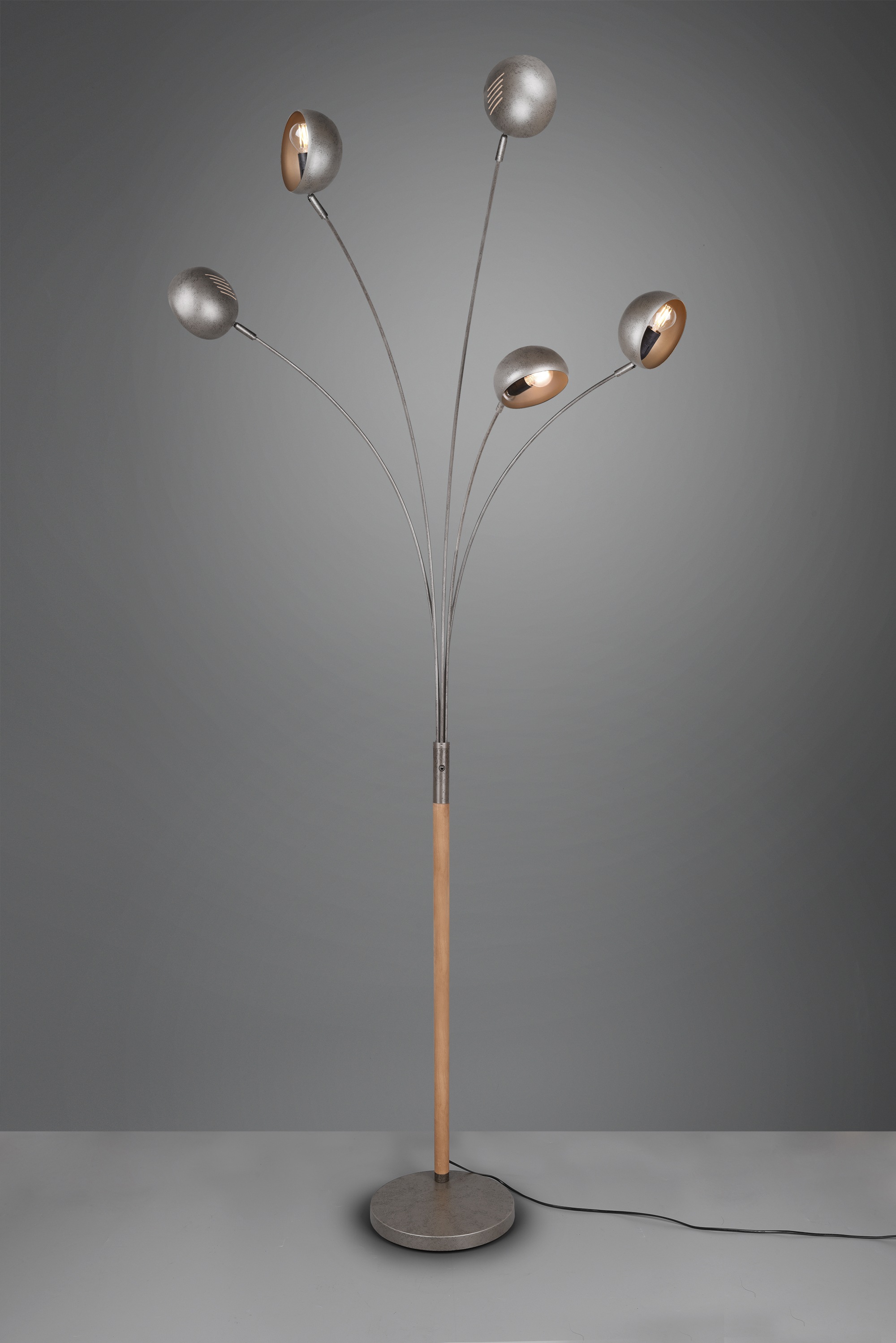 TRIO Leuchten 5 Kippschalter flammig-flammig, cm, »DITO, Auslage Kabel, 210 mit 70 cm, m 2 Höhe OTTO 5-flammig«, Stehleuchte Stehlampe bei online