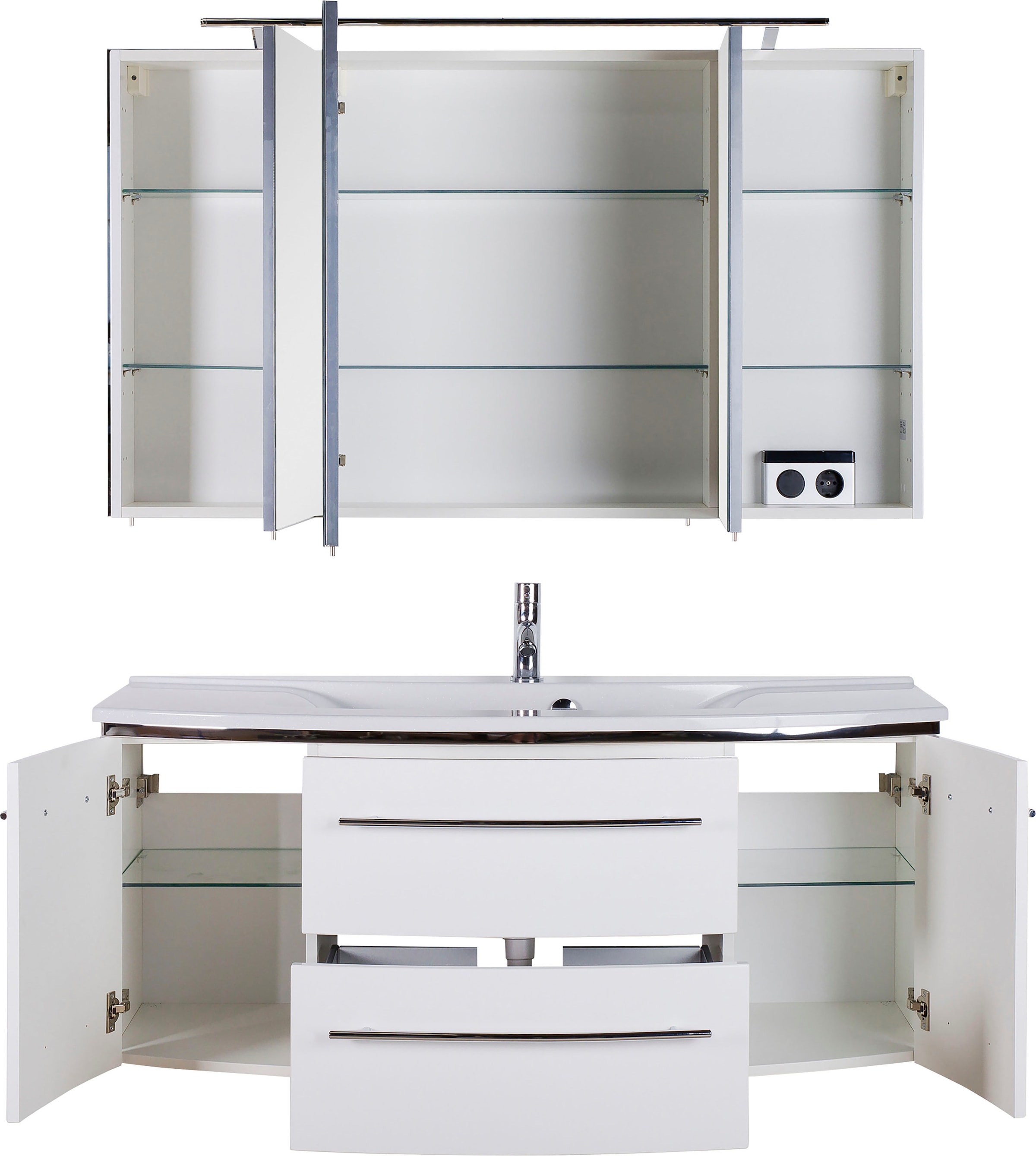 Saphir Badmöbel-Set »3040«, (2 St.), Breite 120 cm