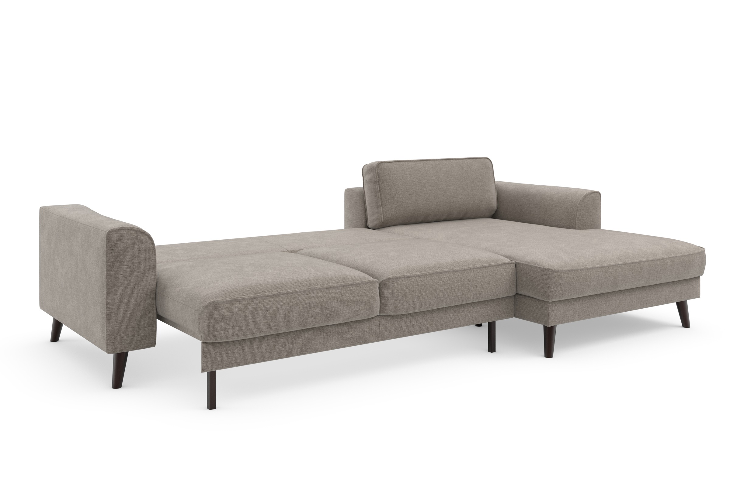 TRENDMANUFAKTUR Ecksofa »Lumber Jack, elegantes Designsofa, zeitlos modern, hoher Sitzkomfort«, wahlweise mit Bettfunktion u. Bettkasten, L-Form