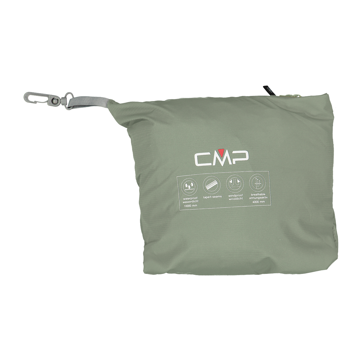 CMP Regenjacke, mit Kapuze, Atmungsaktiv & Winddicht & Wasserdicht