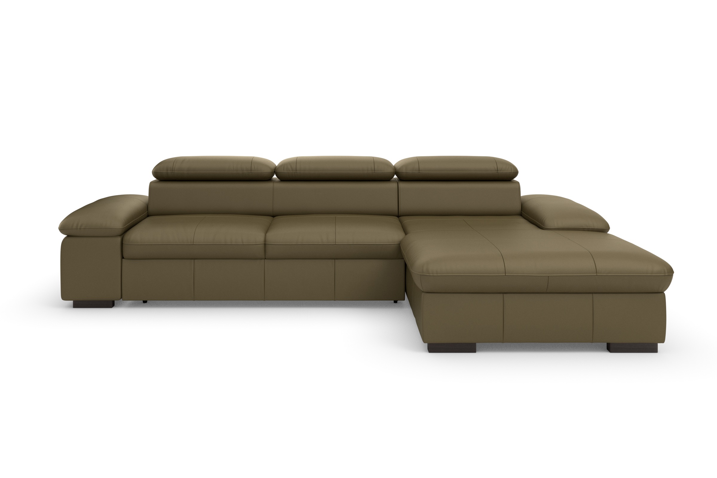 Home affaire Ecksofa »Alberto L-Form«, mit Kopfteilverstellung, wahlweise mit Bettfunktion