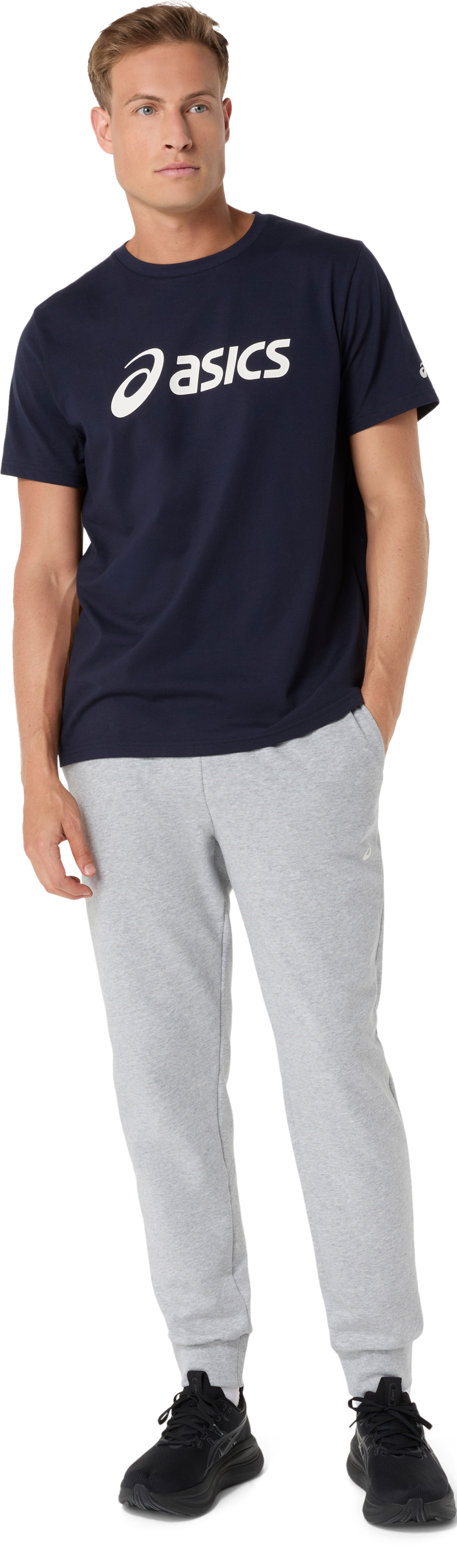 Asics Jogginghose »FRENCH TERRY PANT«  Praktische Taschen, Verstellbare Passform, Weiches Material