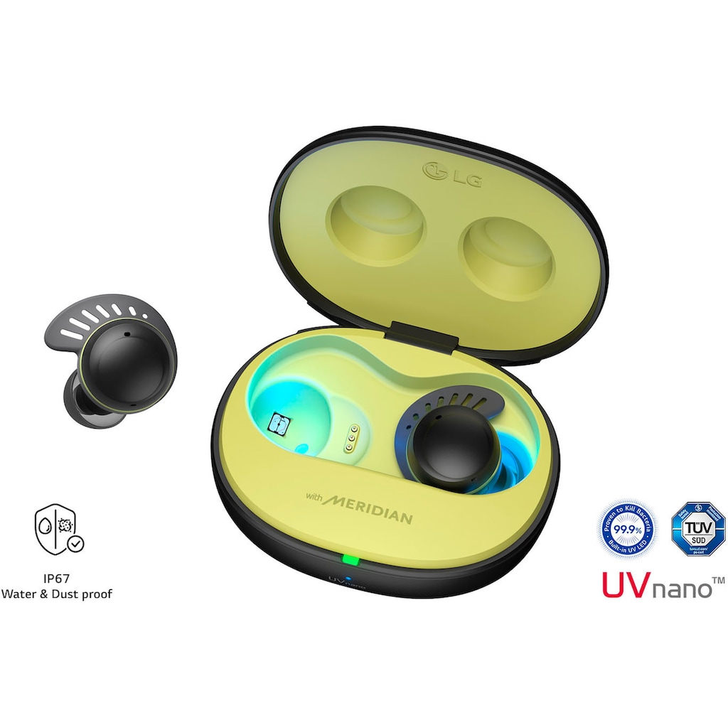 LG wireless In-Ear-Kopfhörer »TONE Free fit DTF7Q«, Active Noise Cancelling (ANC)