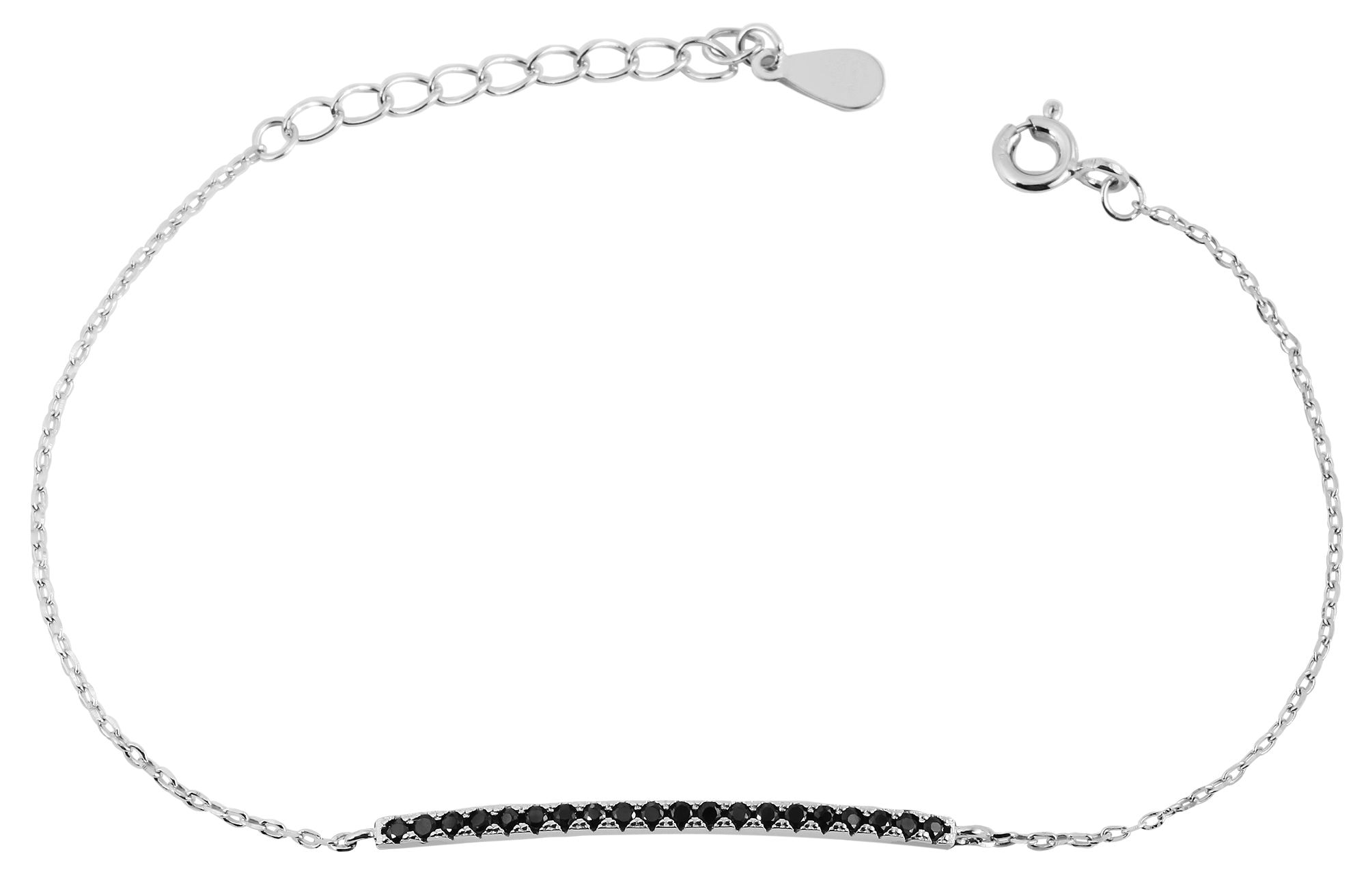 Adelia´s Armband »Damen Armband aus 925 Silber mit Zirkonia 16 cm«