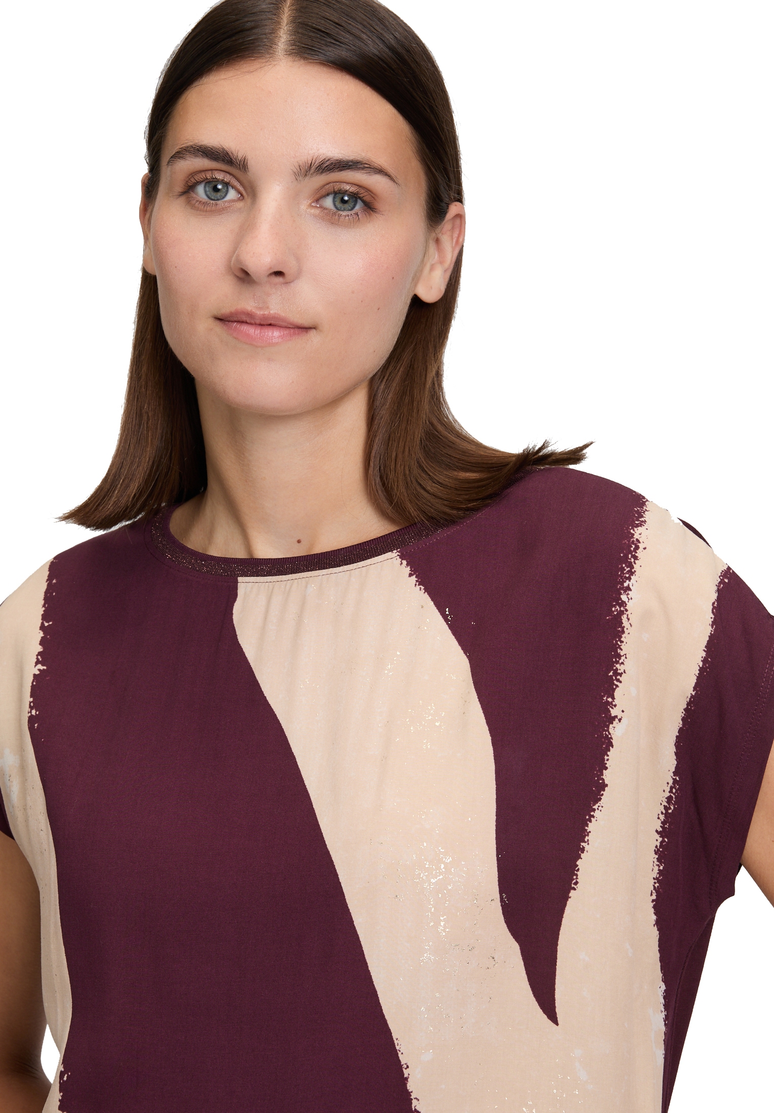Betty&Co Langarmshirt »Casual-Shirt mit Print«