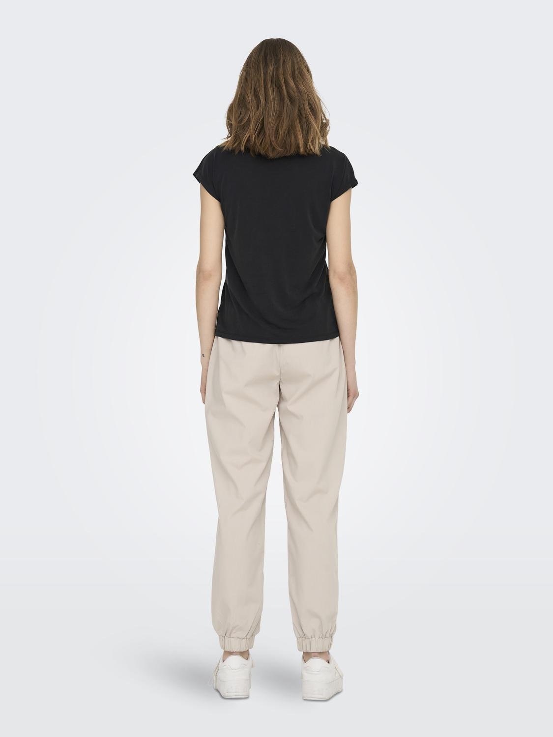 ONLY V-Shirt »ONLFREE S/S MODAL V-NEC TOP BOX JRS NOOS«
