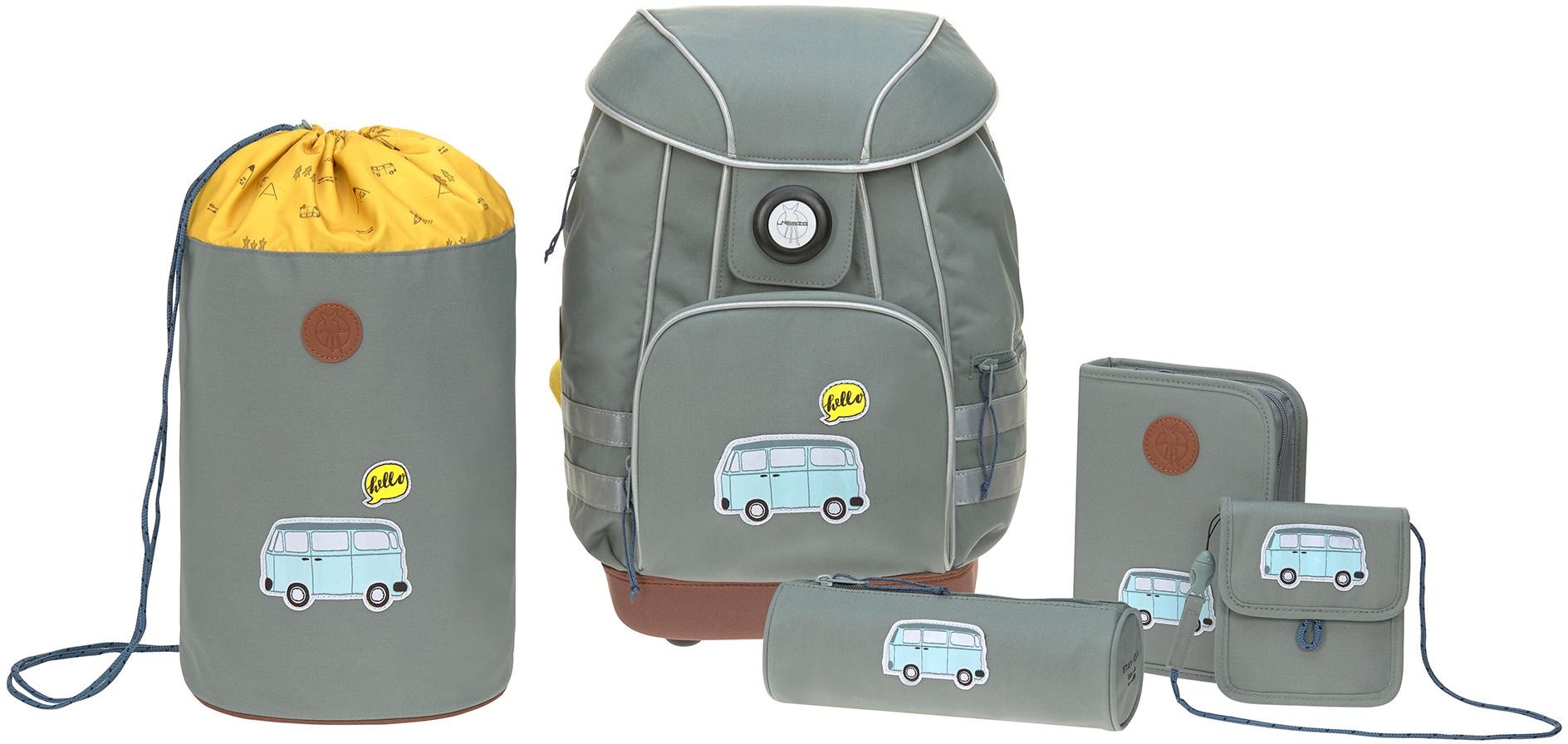Lässig Schulranzen »Adventure Bus«, 3M™ Scotchlite™ Reflektoren