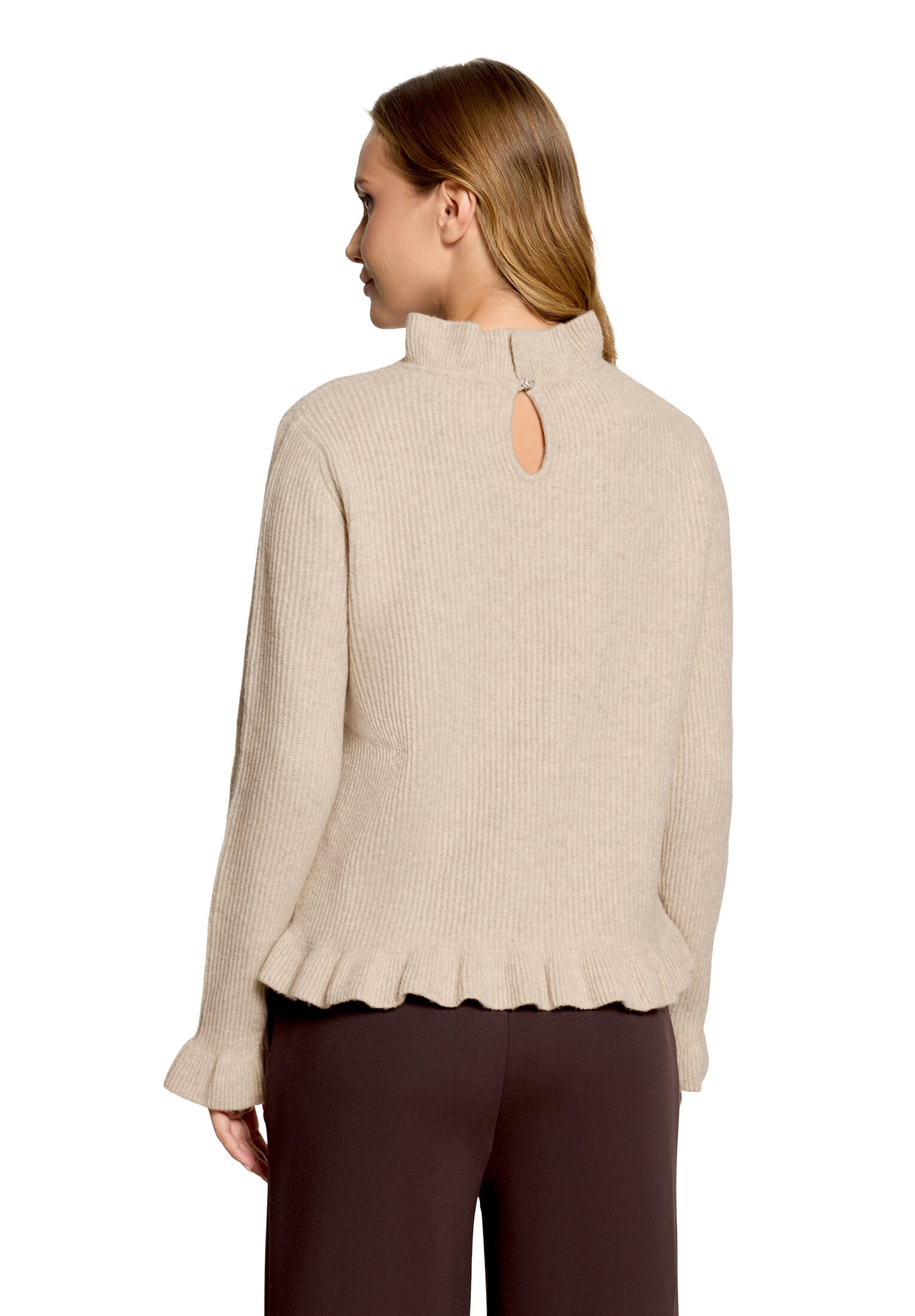 Cartoon Strickpullover »Strickpullover mit Stehkragen«