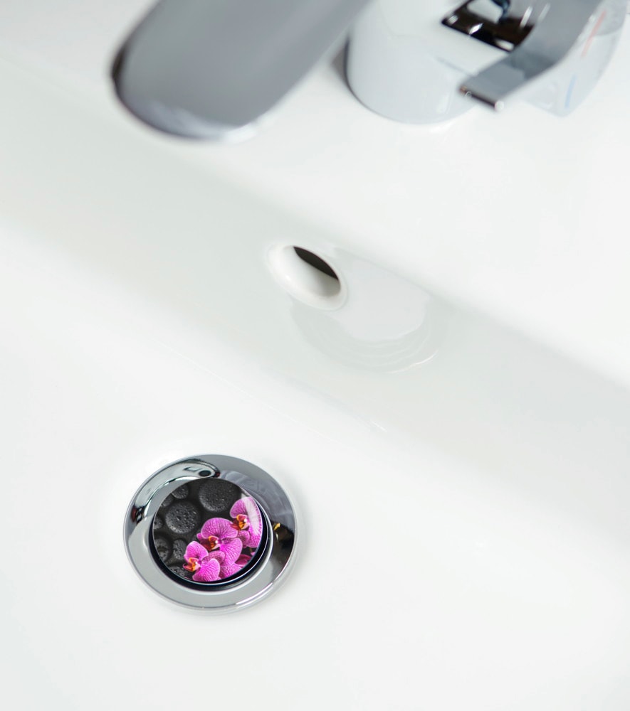 Sanilo Badaccessoire-Set »Madeira«, (Komplett-Set, 3 tlg.), bestehend aus WC-Sitz, Badteppich und Waschbeckenstöpsel