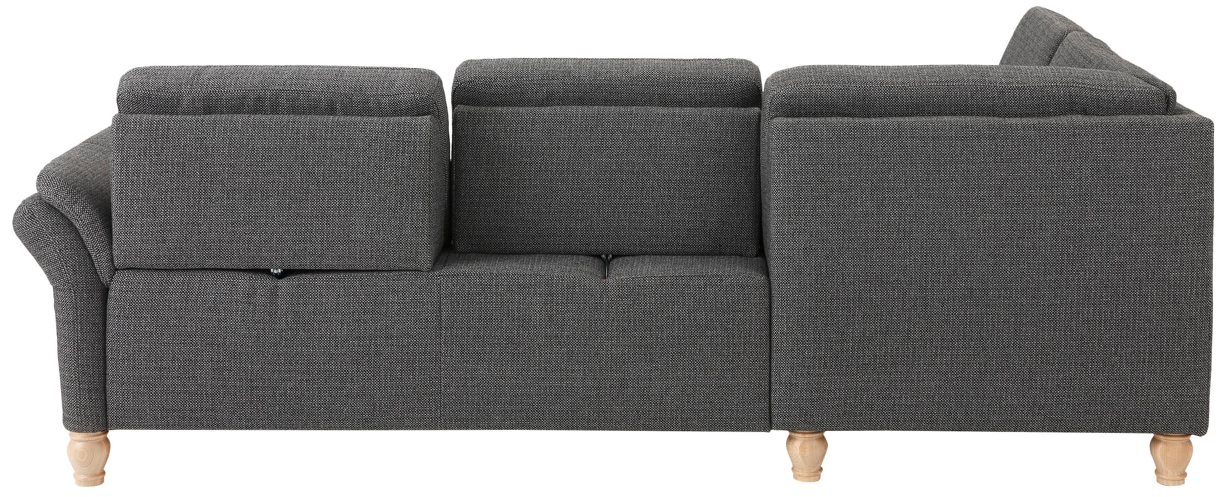 Home affaire Ecksofa »Palace L-Form«, incl. Sitztiefenverstellung, wahlweise mit Bettfunktion und Stauraum