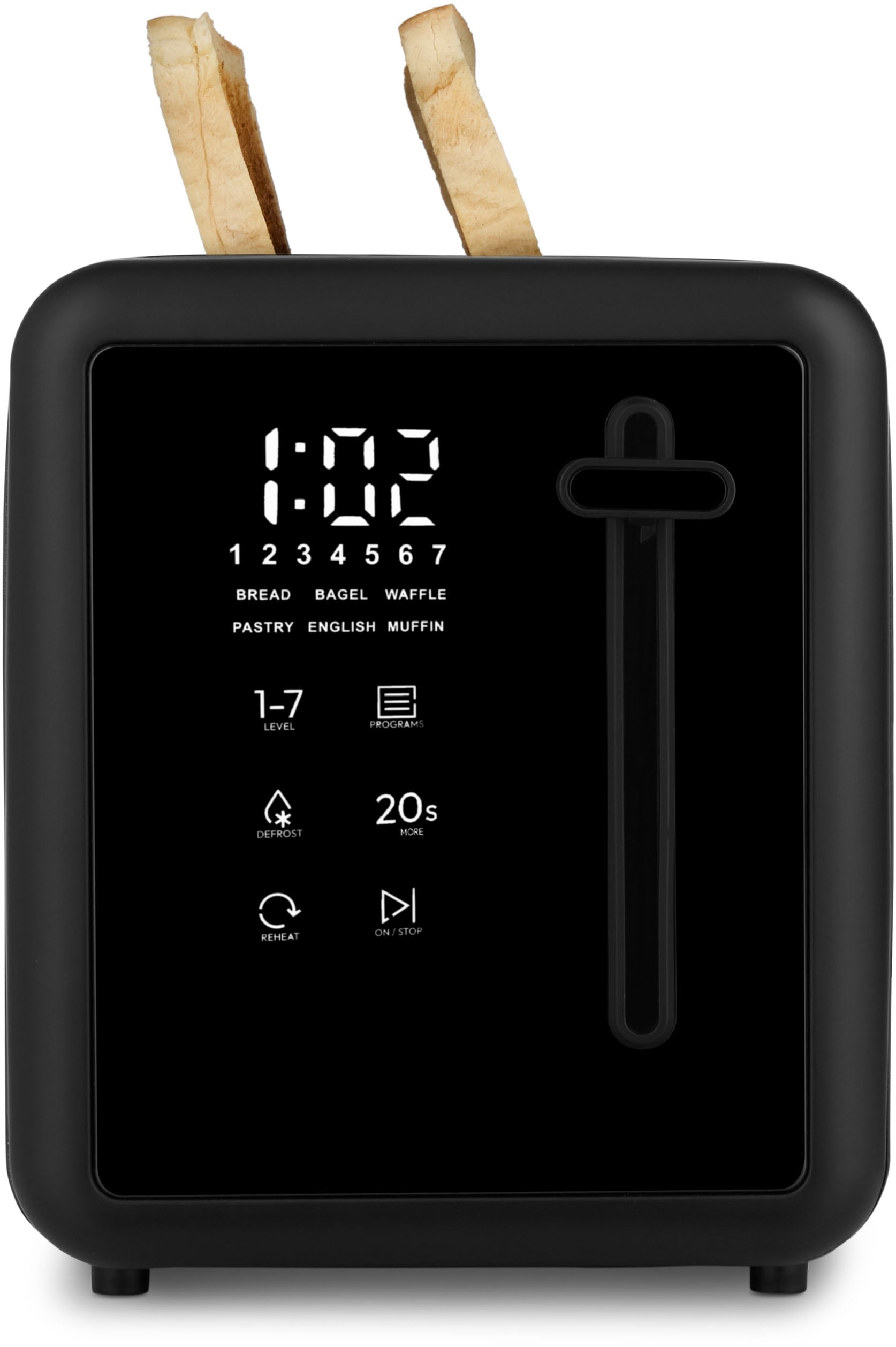 Medion® Toaster »MD12102, 2 Toastschlitze« 2 Schlitze für 2 Scheiben 850 W abnehmbarer Brötchenaufsatz