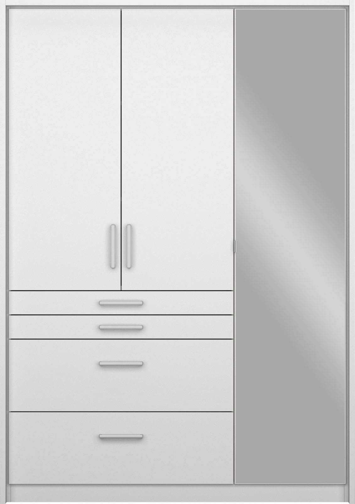 rauch Drehtürenschrank »Kleiderschrank Schrank Garderobe Garderobenschrank Topseller HOMBURG« inkl. Passepartout, oberer Schubkasten mit Einteilung MADE IN GERMANY