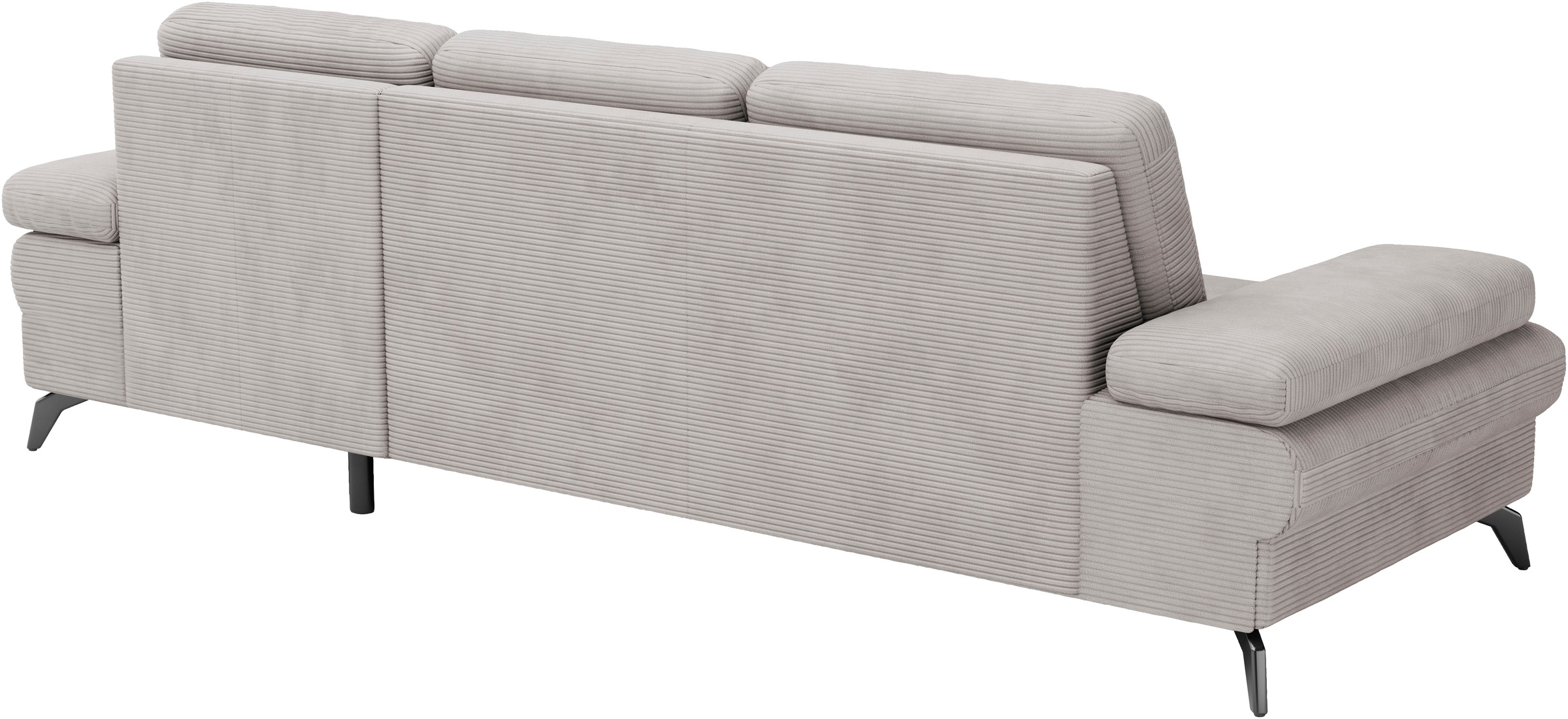 sit&more Ecksofa »Morris Jubi L-Form, B: 247 cm«, mit Armteilfunktion & 1 Zierkissen, optional Bettfunktion