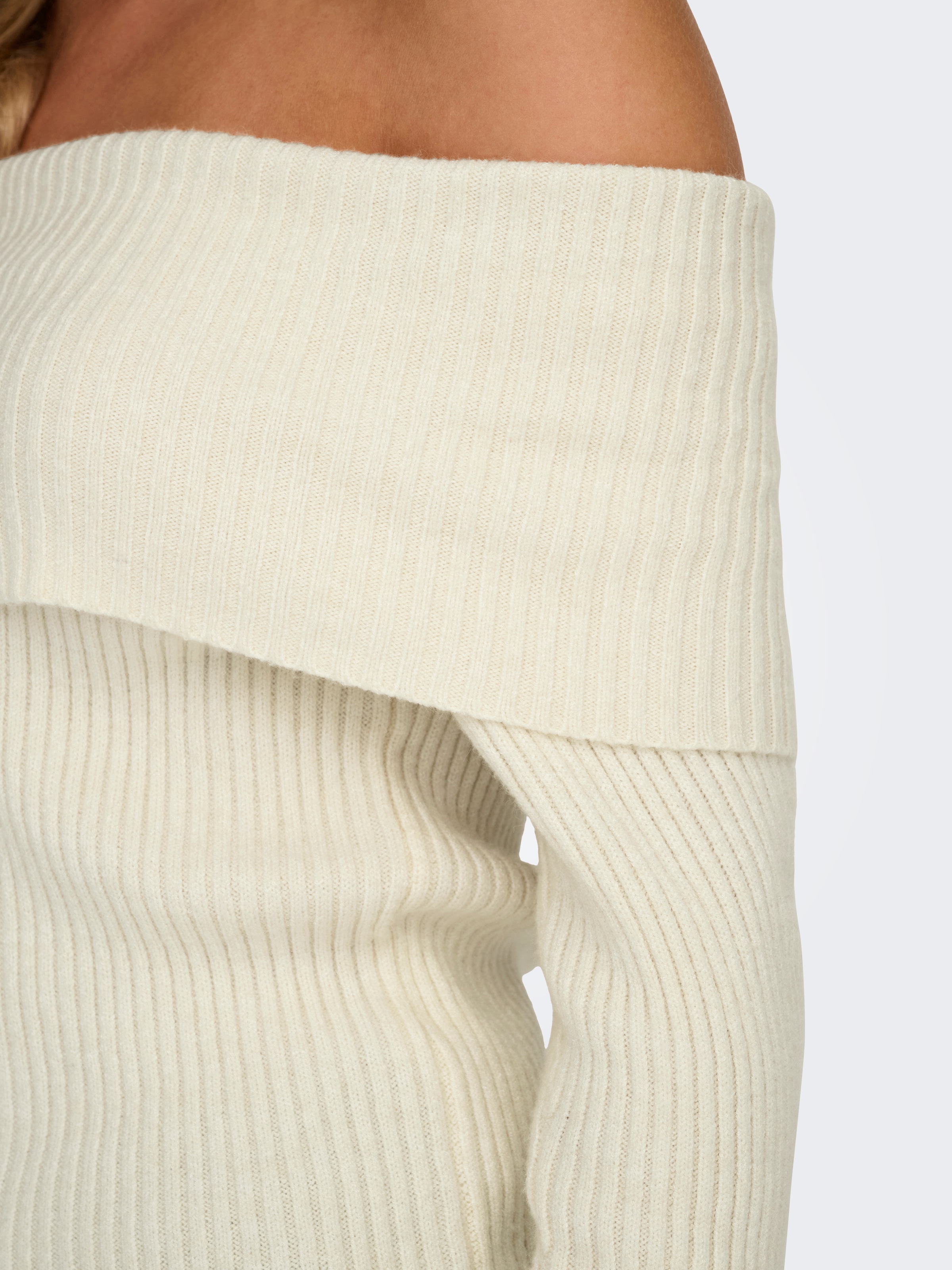 ONLY Strickpullover »ONLKATIA LS OFF SHOULDER KNT«