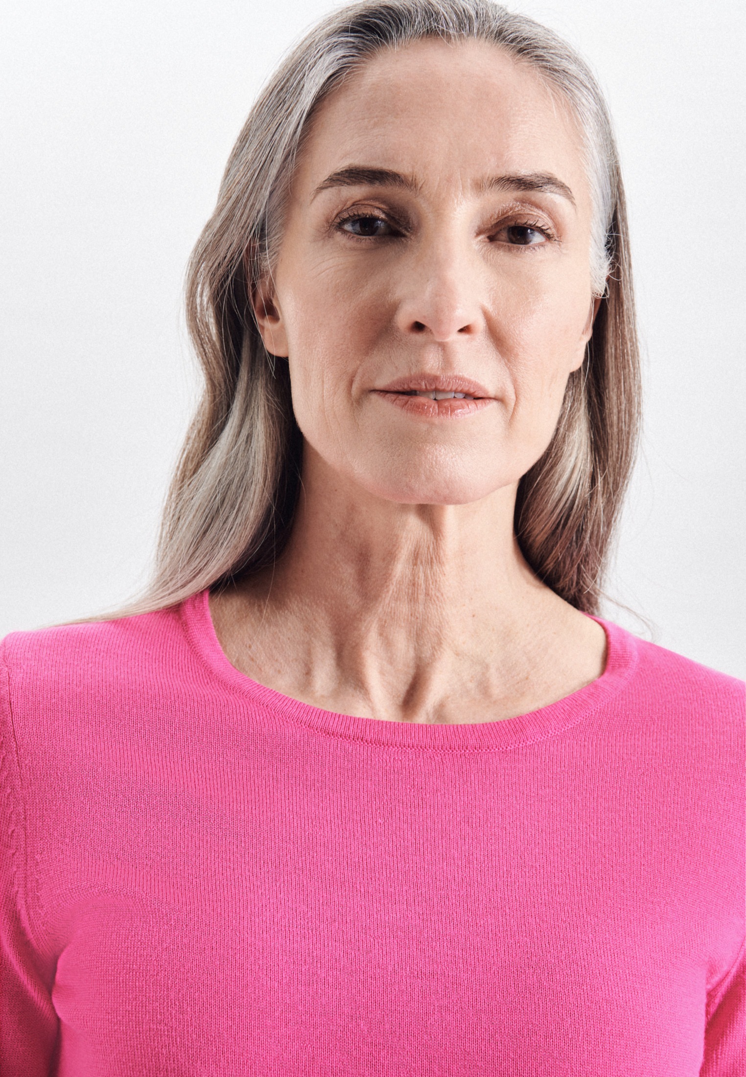 seidensticker Strickpullover »Schwarze Rose« Rundhals Uni