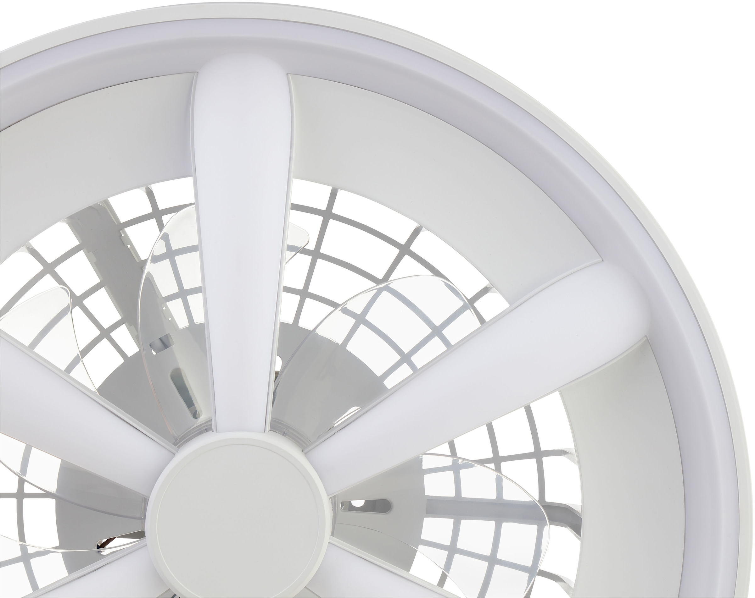 Hanseatic LED Deckenleuchte »DLV2205« LED-Modul 1 Stk. RGB | warmweiß - kaltweiß LED Ventilator, Ø 48 cm, 6400 lm, dimmbar, Fernbedienung