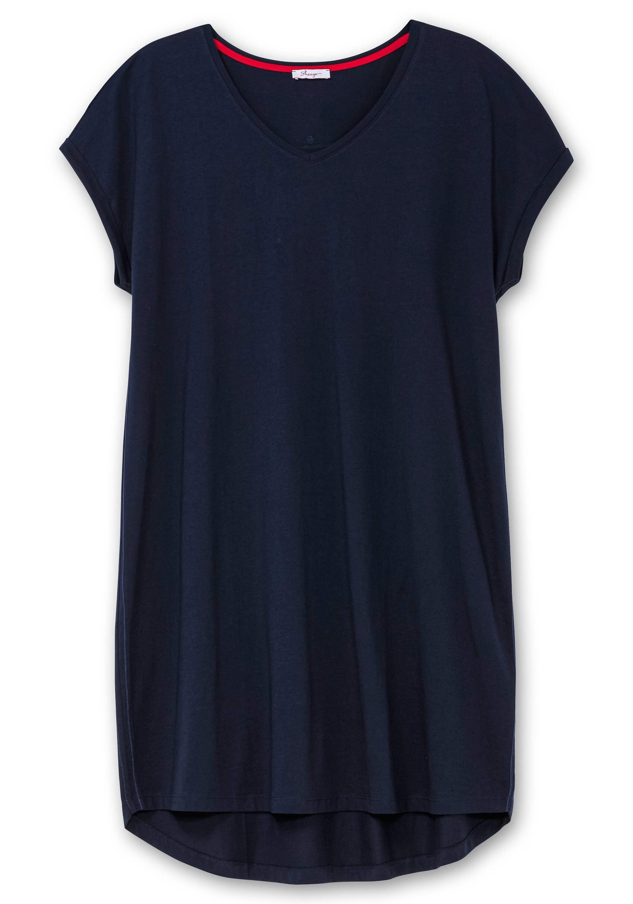 Sheego Shirtkleid »Shirtkleid in Oversized-Form, mit V-Ausschnitt«