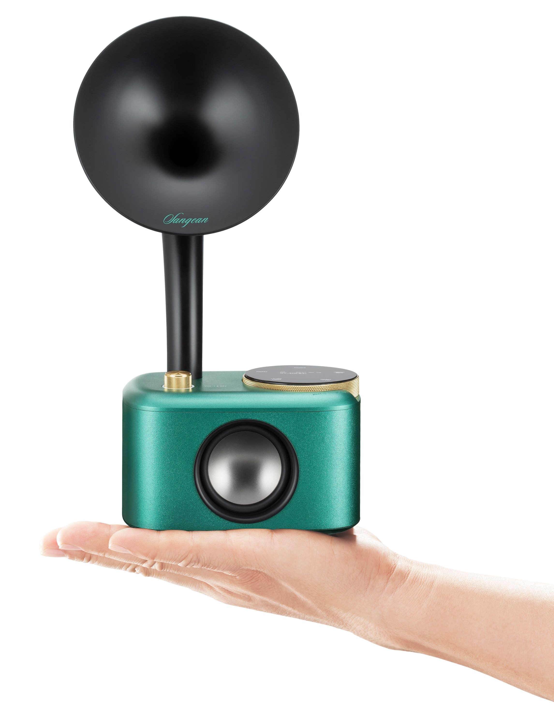 Sangean Retro-Radio »CP-100D« (Bluetooth Digitalradio (DAB+) | FM-Tuner ) Digital Retro Design Gramophone