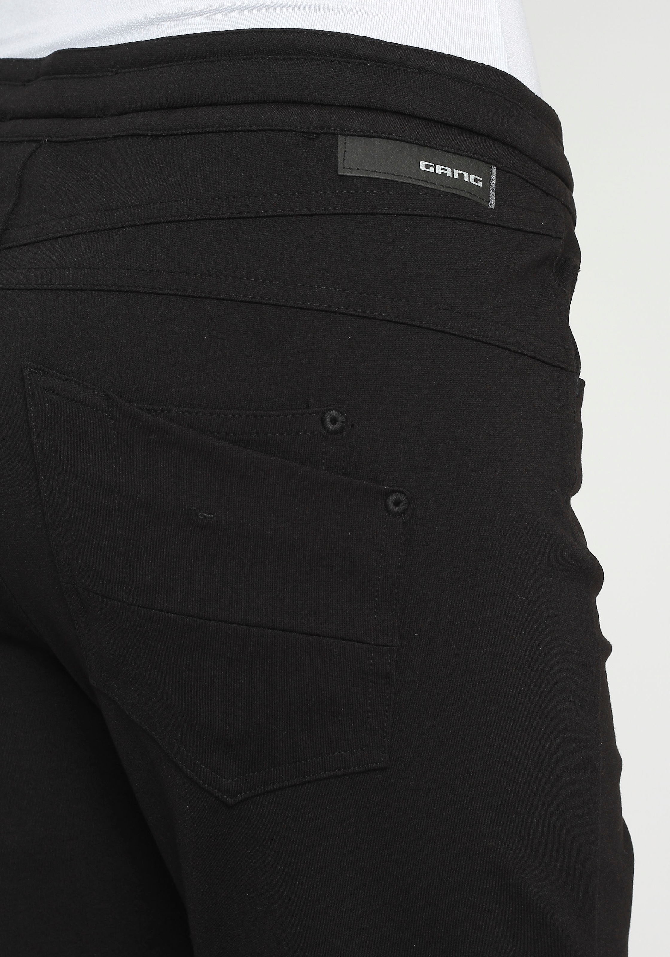 GANG 5-Pocket-Hose »94AMELIE-JOGGER«, mit elastischen Bund und Bindeband in der Taille