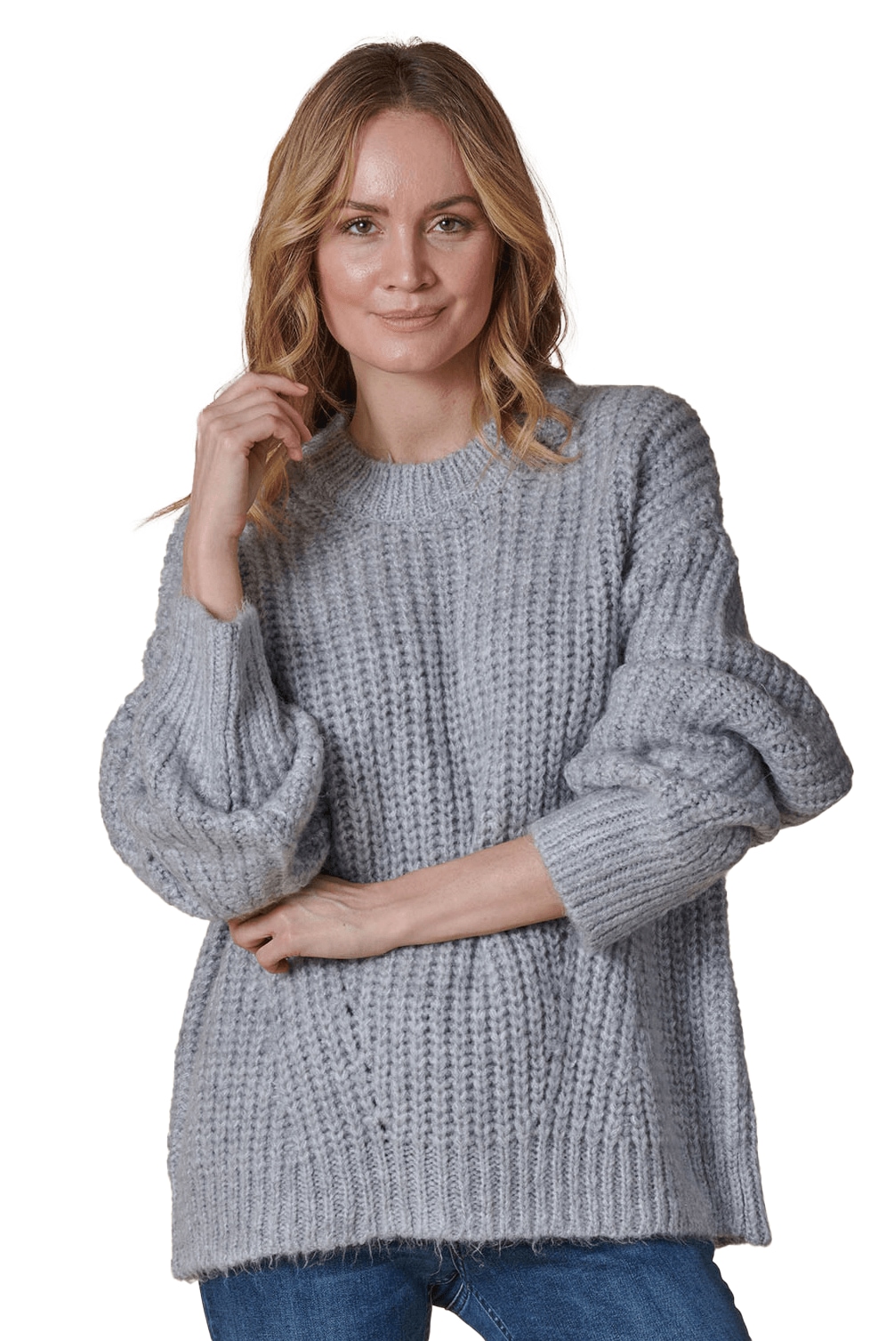 Strickpullover »BARLA«, in Strick Optik