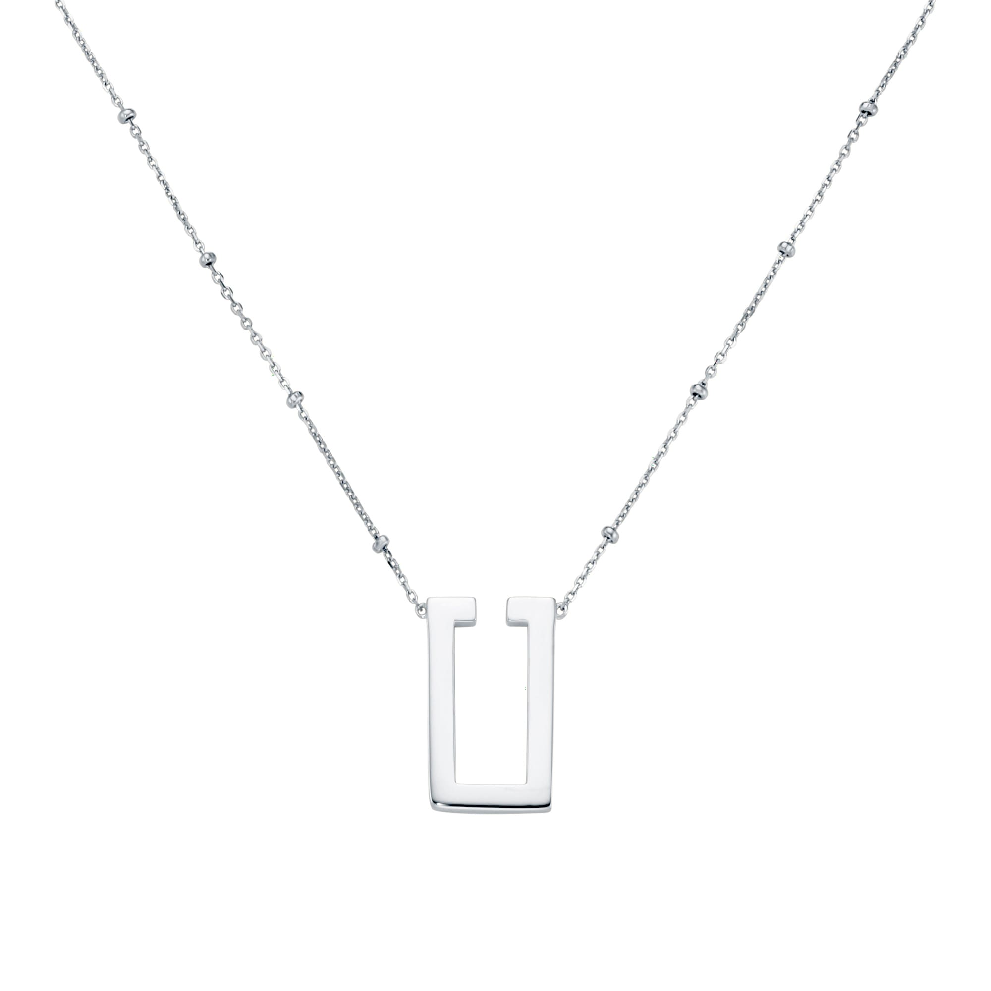 GIORGIO MARTELLO MILANO Collier »Collier Mittelteil U-förmig, glänzend, Silber 925«