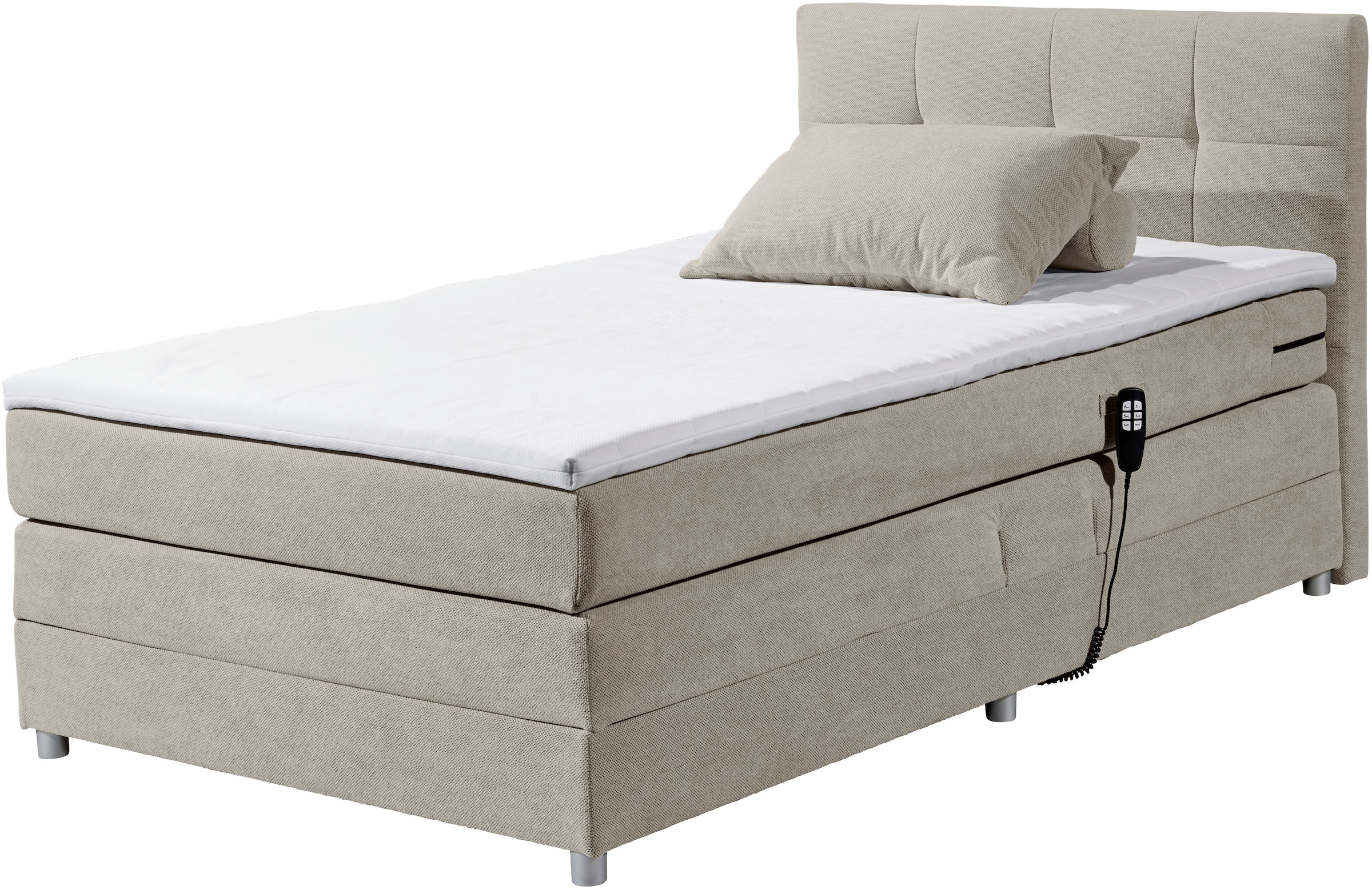 ED EXCITING DESIGN Boxspringbett »Toulouse B«, inkl. Motor