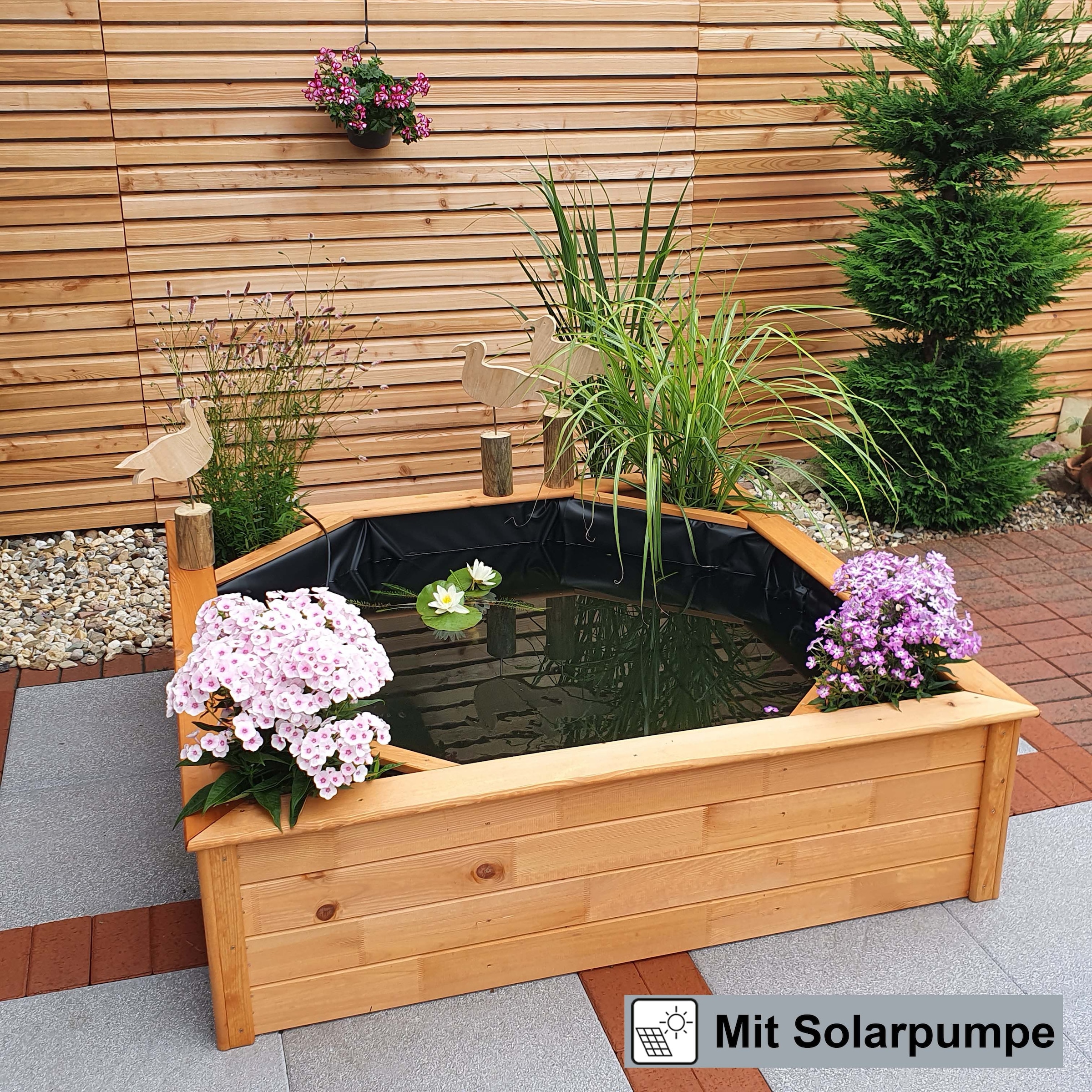 promadino Hochteich, (Set), inkl. Solarpumpe