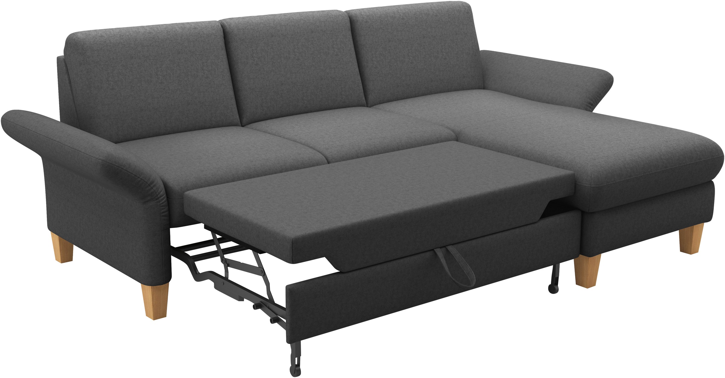 Home affaire Ecksofa »Rochelle, L-Form«, wahlweise mit Armteilverstellung, Bettfunktion und Bettkasten