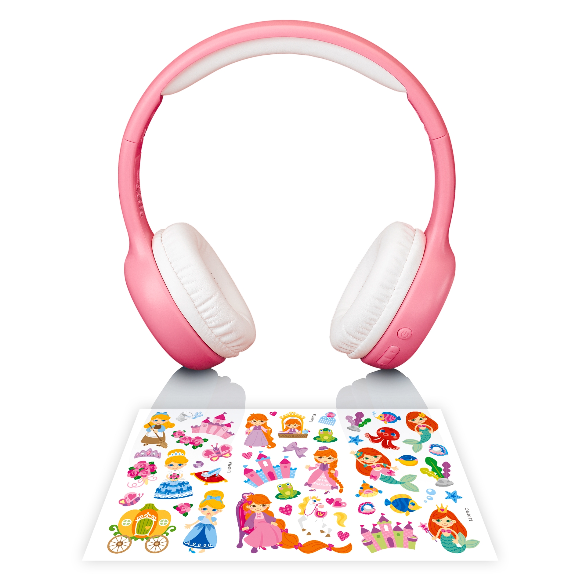 Lenco Over-Ear-Kopfhörer »HPB-110 Kinderkopfhörer mit Sticker«