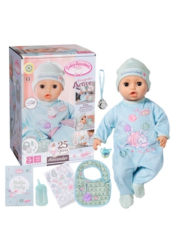 Babypuppe »Interactive Alexander 43 cm«