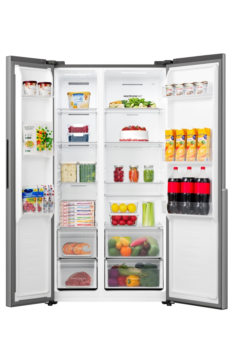 GORENJE Side-by-Side »NRS917E41X« 178,6 cm hoch 91,1 cm breit MultiAirFlow-System