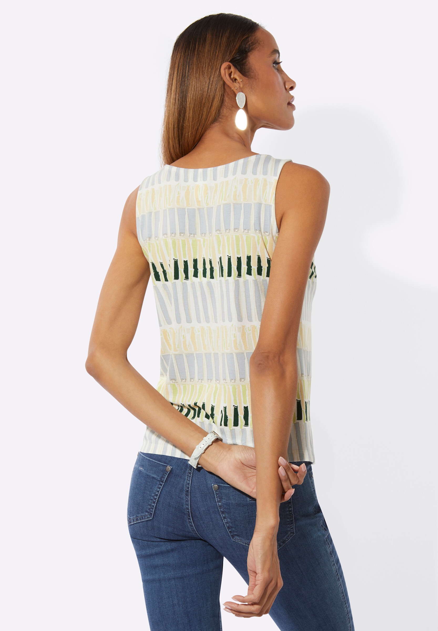 creation L Shirttop »Shirttop Shirttop mit Druckmuster rundum«