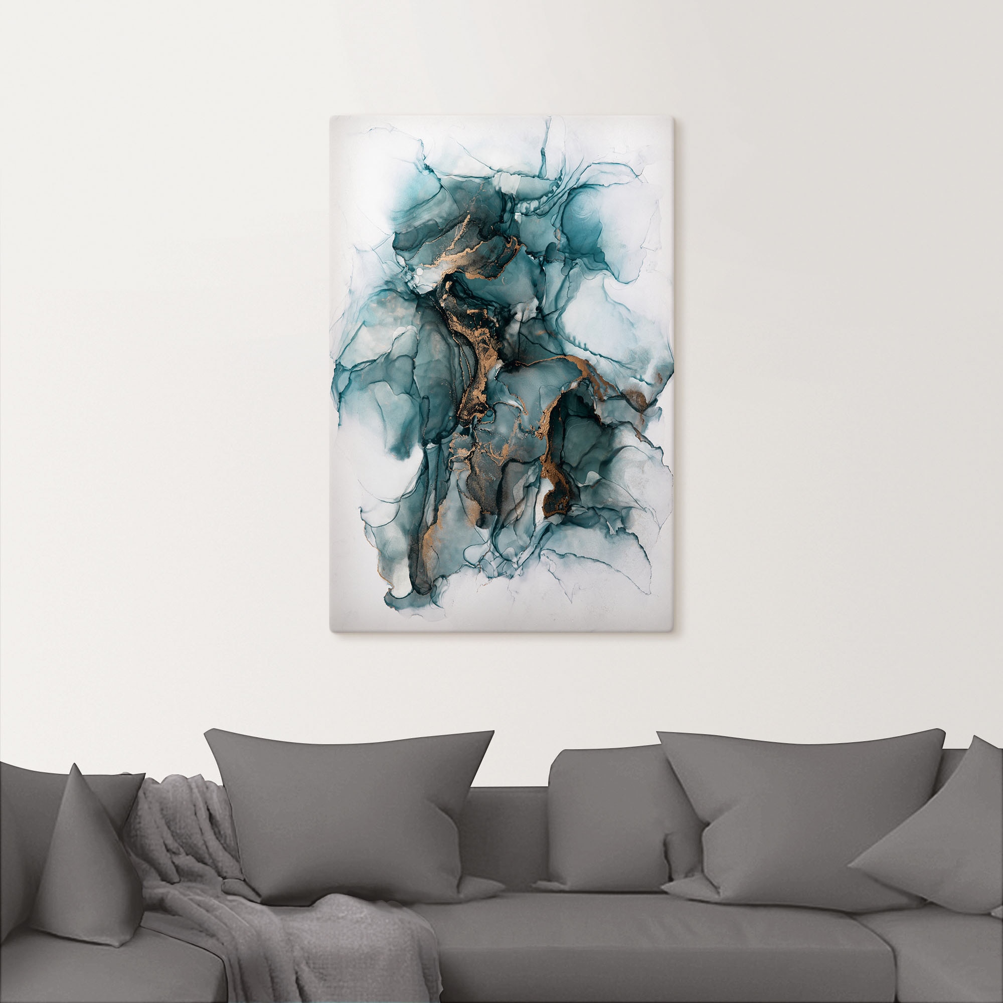 Artland Leinwandbild »Samurai« Gegenstandslos 1 Stk. tlg. auf Holzrahmen gespannt